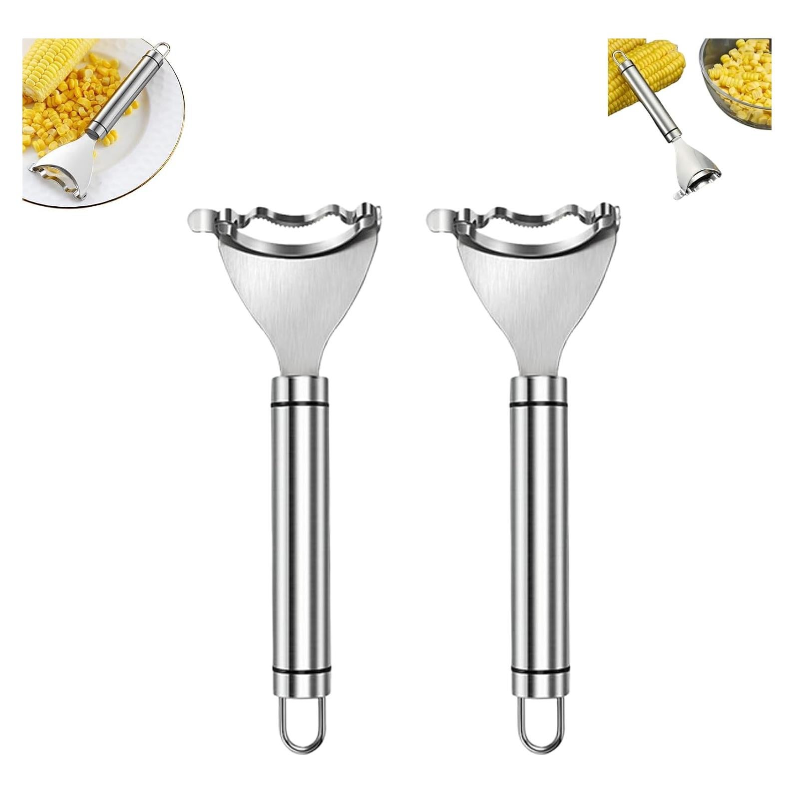 Pelador de Maíz Acero Inoxidable Premium 1-2 Piezas