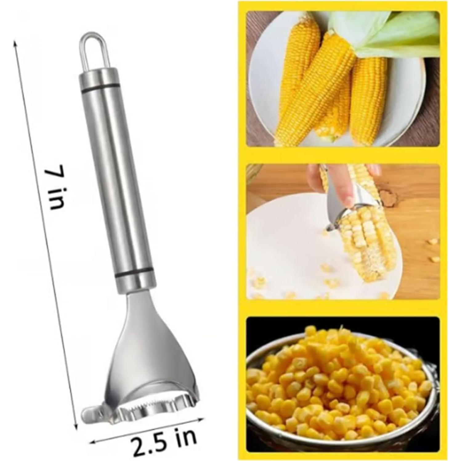 Pelador de Maíz Acero Inoxidable Premium 1-2 Piezas