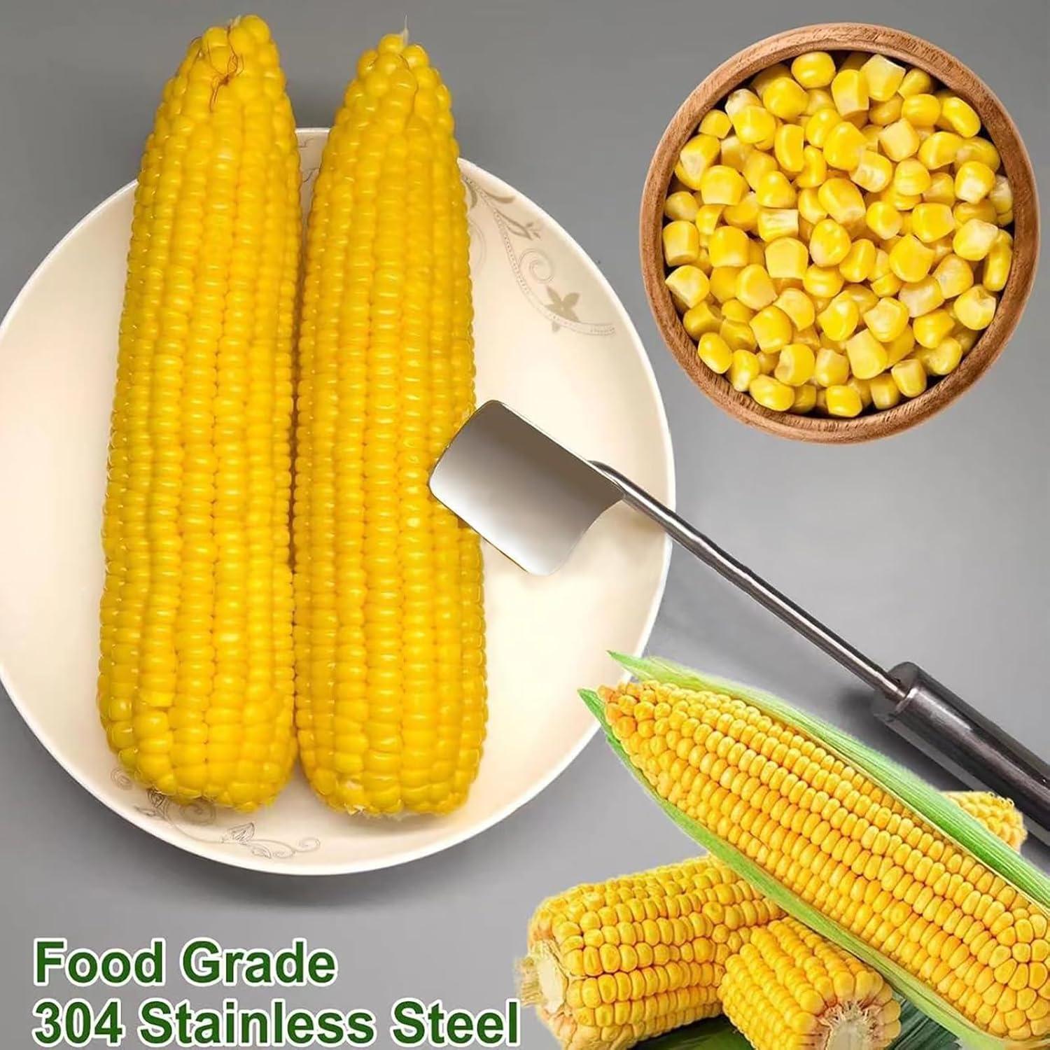 Pelador de Maíz Acero Inoxidable Premium 1-2 Piezas