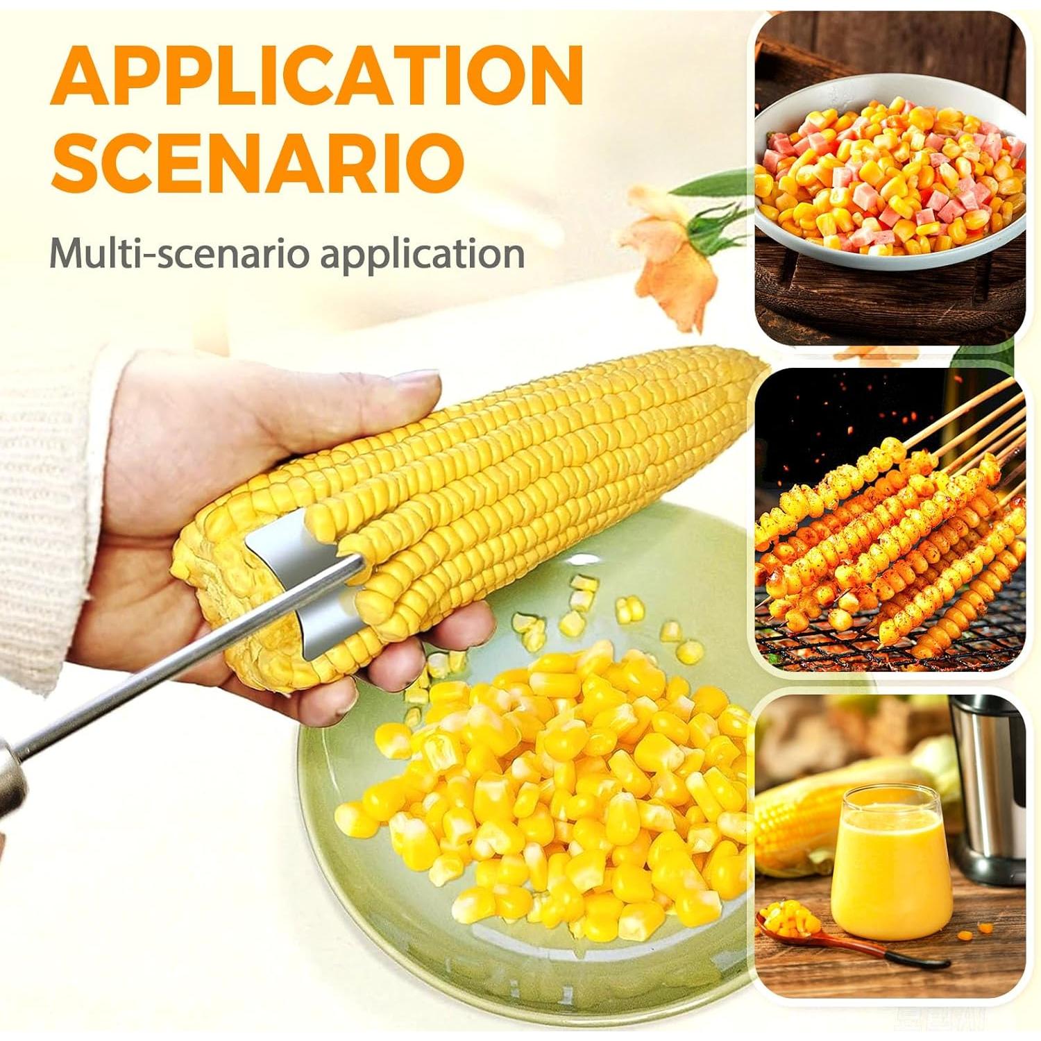 Pelador de Maíz QITELL Acero Inoxidable 26.5cm 1PC