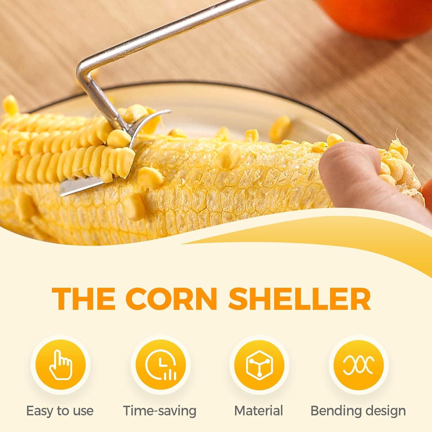 Pelador de Maíz QITELL Acero Inoxidable 26.5cm 1PC