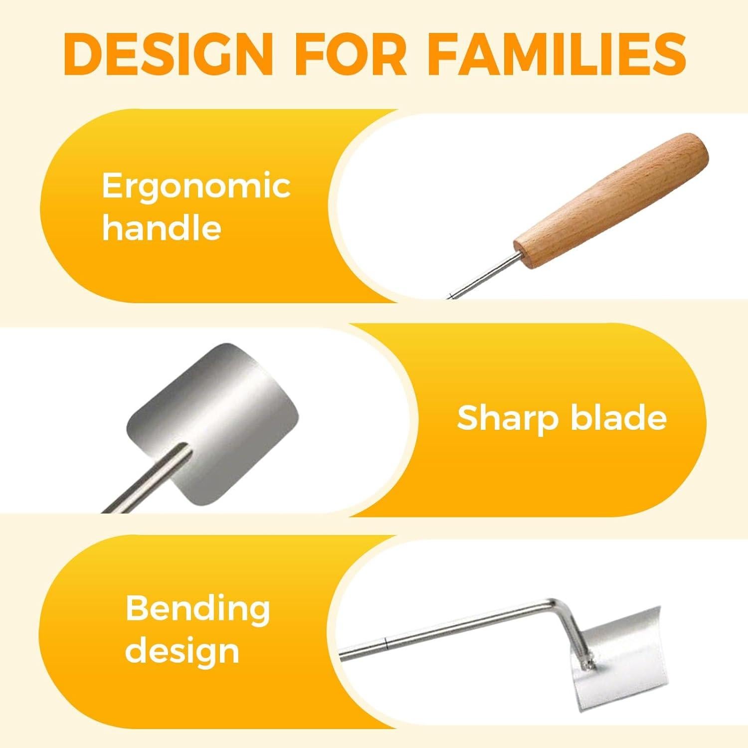 Pelador de Maíz QITELL Acero Inoxidable 26.5cm 1PC