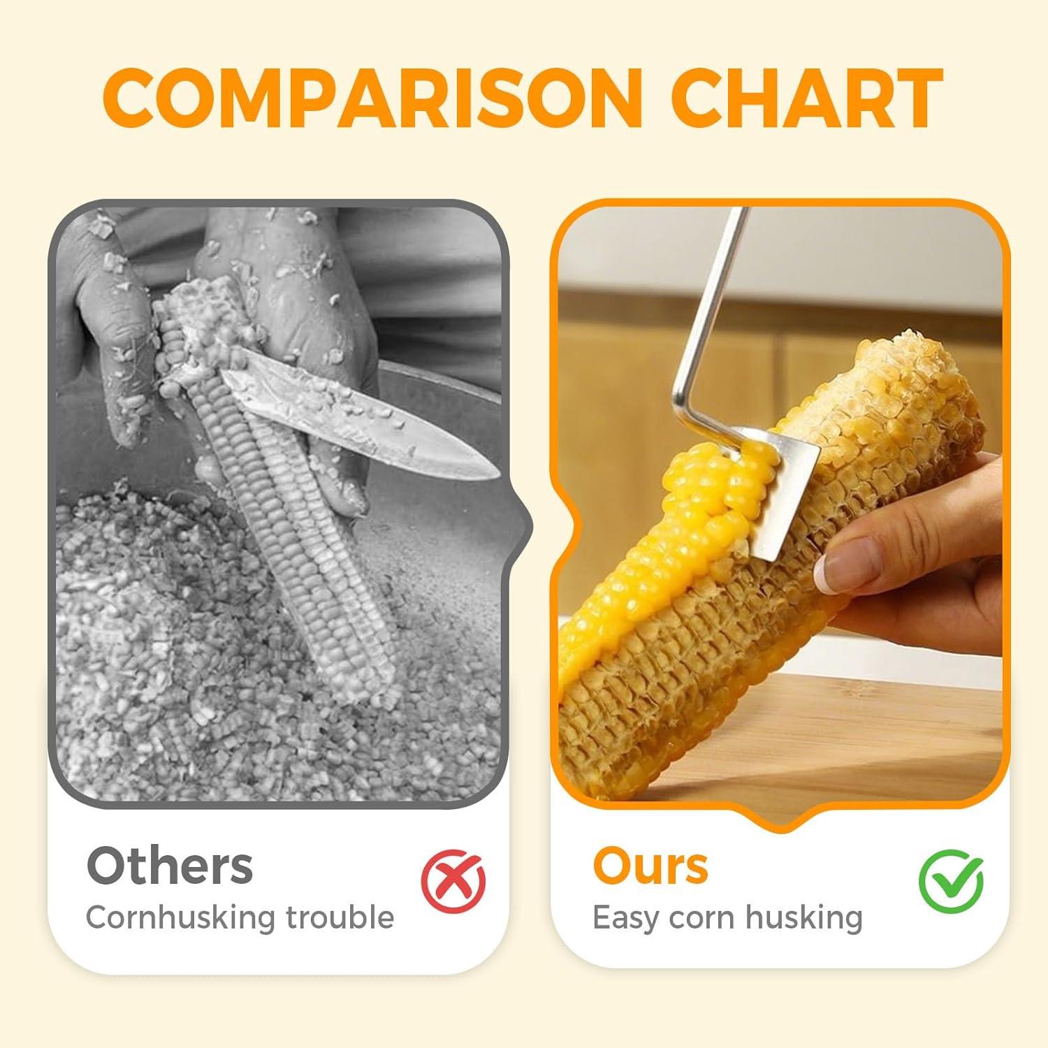 Pelador de Maíz QITELL Acero Inoxidable 26.5cm 1PC