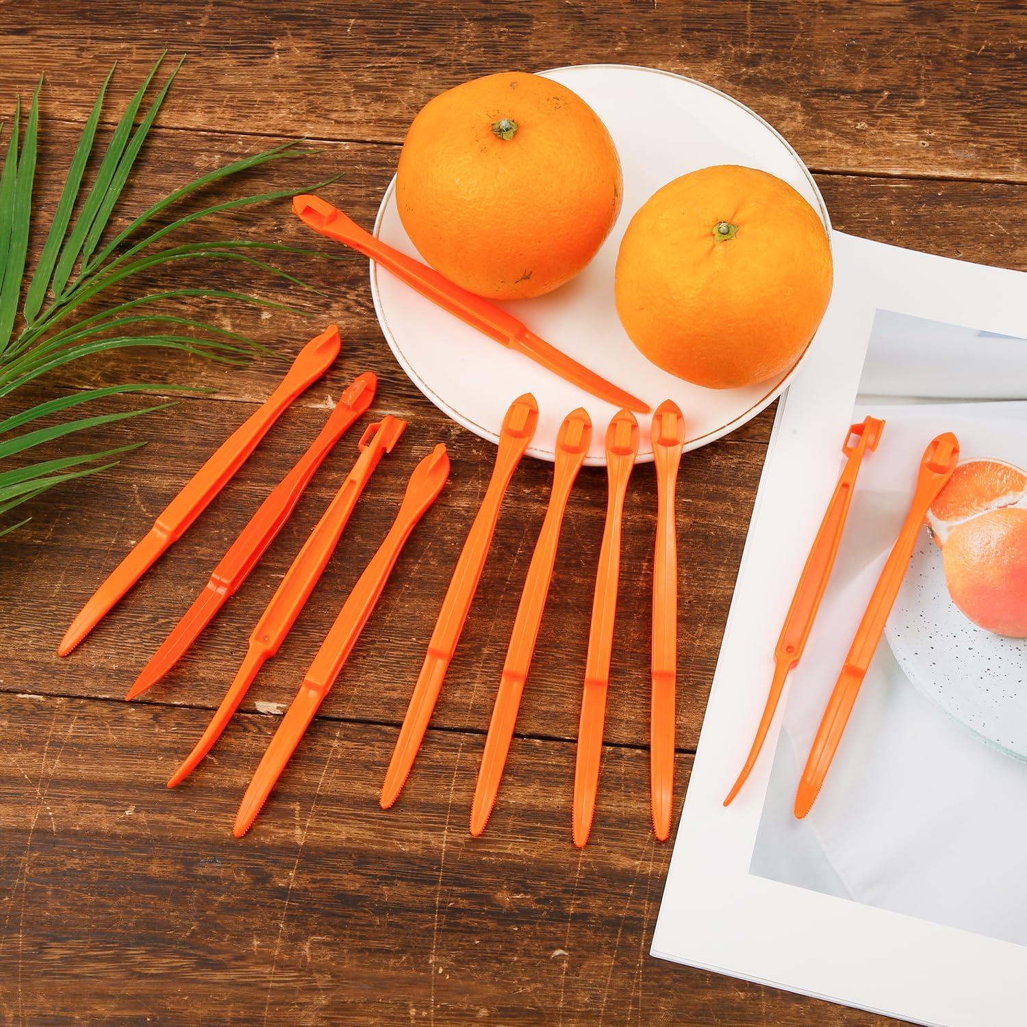 10 Peladores de Naranja XIHIRCD con Mango Largo y Serrado