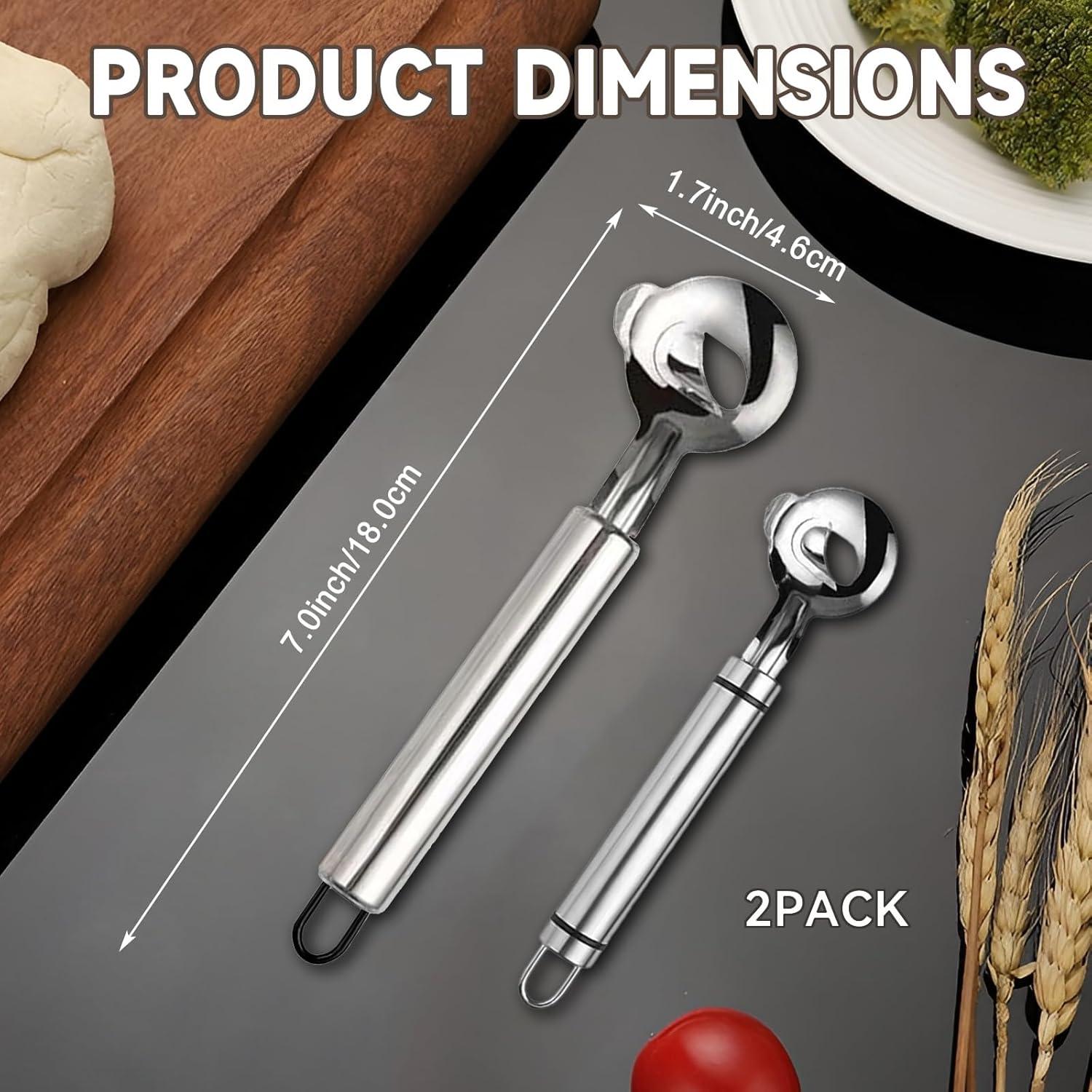 Juego de Pelador de Cactus y Cuchara de Acero Inoxidable 2 Pzas