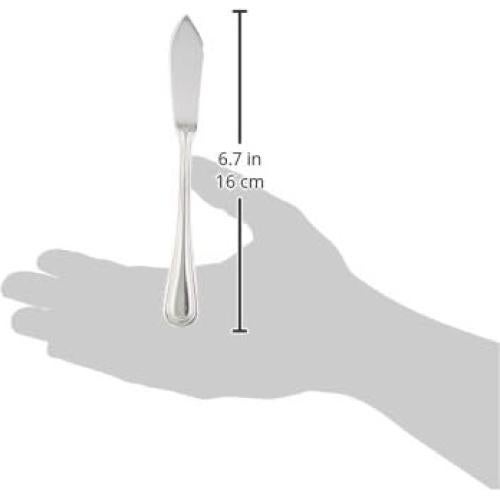 Cuchillo de Mantequilla New Star Foodservice 58024 Acero Inoxidable 16 cm Juego de 12