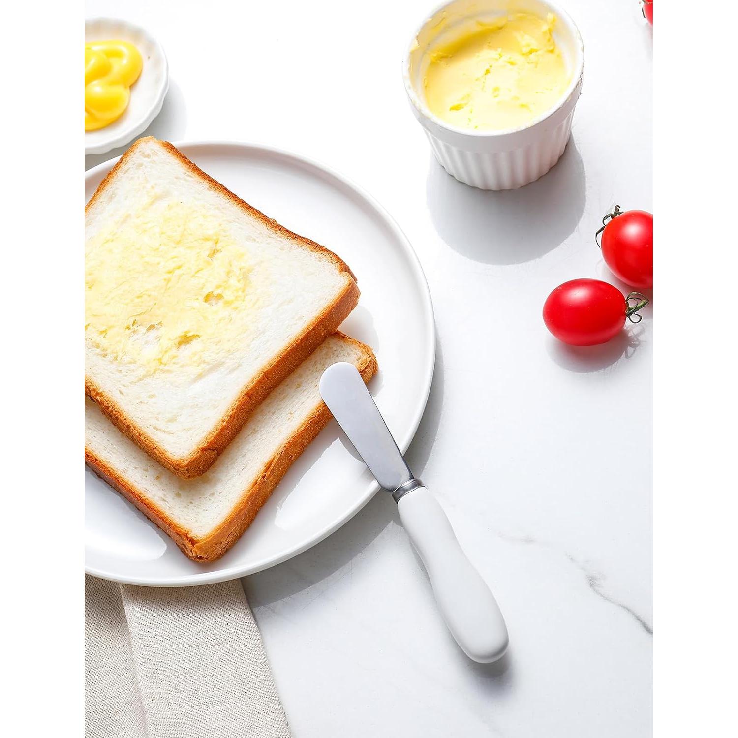 Cuchillo para Mantequilla AISBUGUR 13.2 cm Acero Inoxidable 4 Piezas