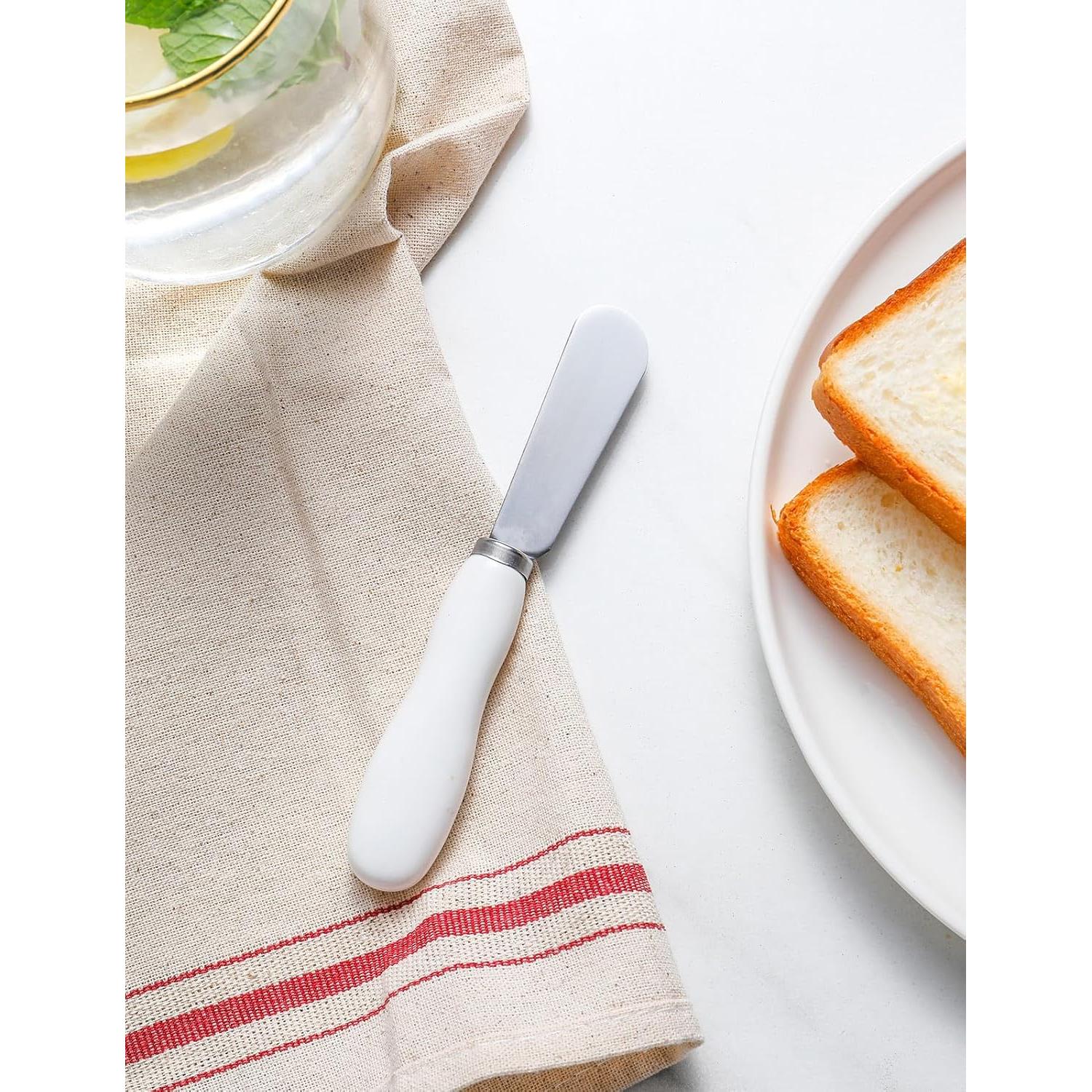 Cuchillo para Mantequilla AISBUGUR 13.2 cm Acero Inoxidable 4 Piezas