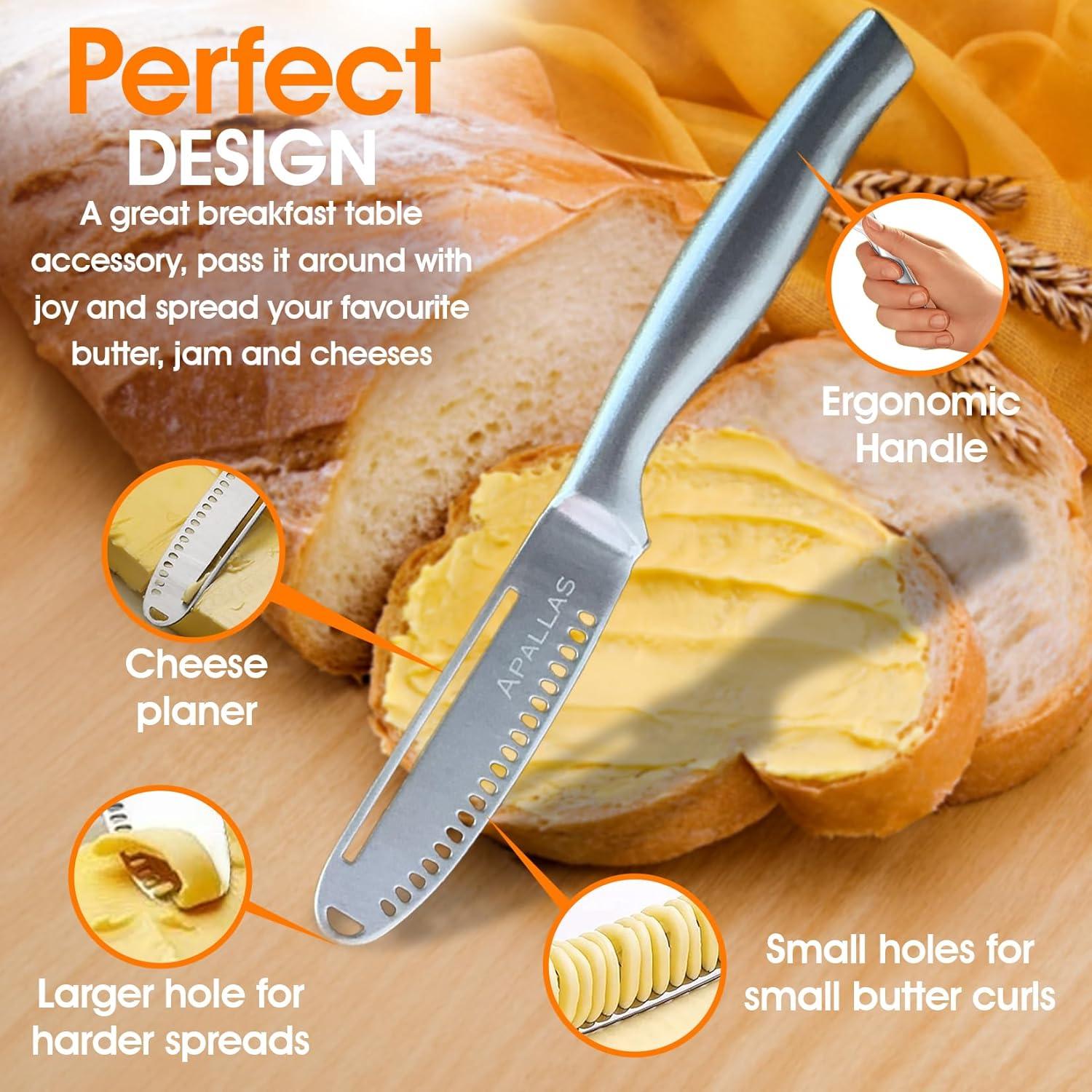 Espátula de Mantequilla Apallas - Acero Inoxidable, 20.32 cm