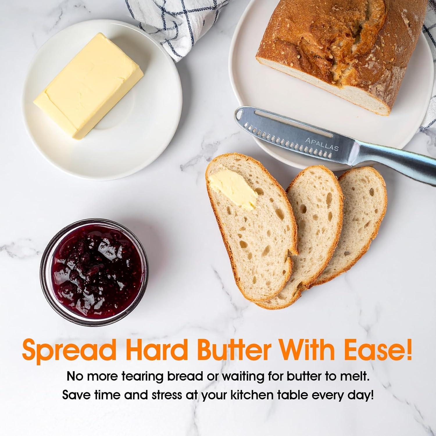 Espátula de Mantequilla Apallas - Acero Inoxidable, 20.32 cm