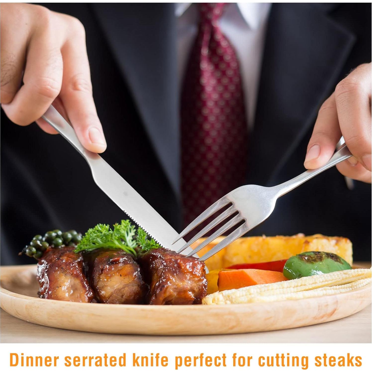 Juego de 100 Cuchillos de Cena Nuenen 21 cm Acero Inoxidable