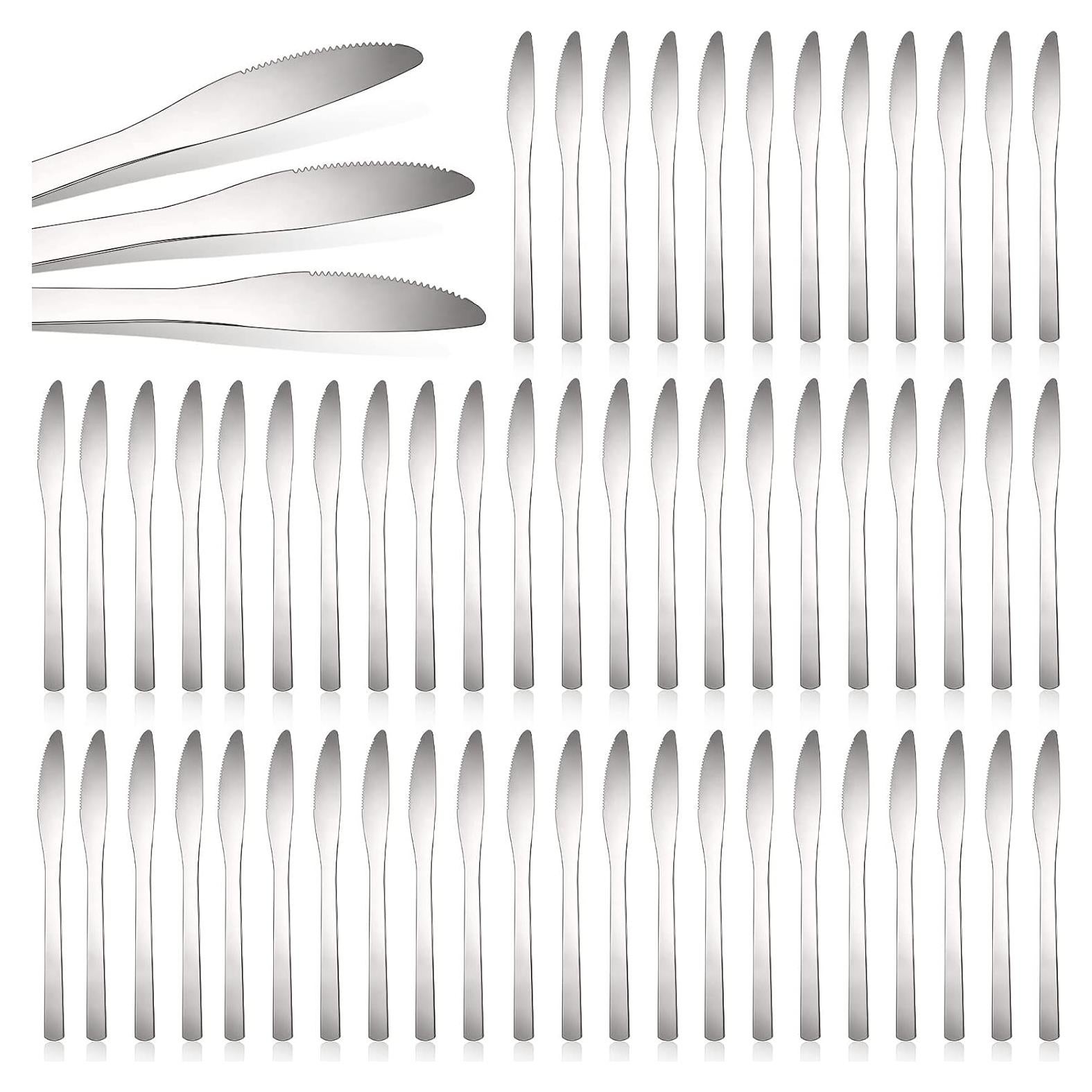 Juego de 64 cuchillos de cena Therwen de acero inoxidable 21.4 cm