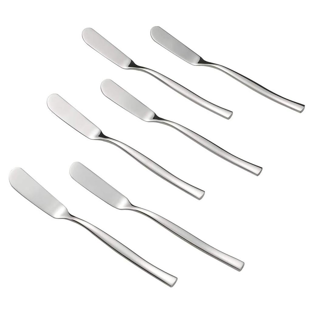 Juego de Cuchillos para Untar Mantequilla Idomy 6 Piezas 16 cm