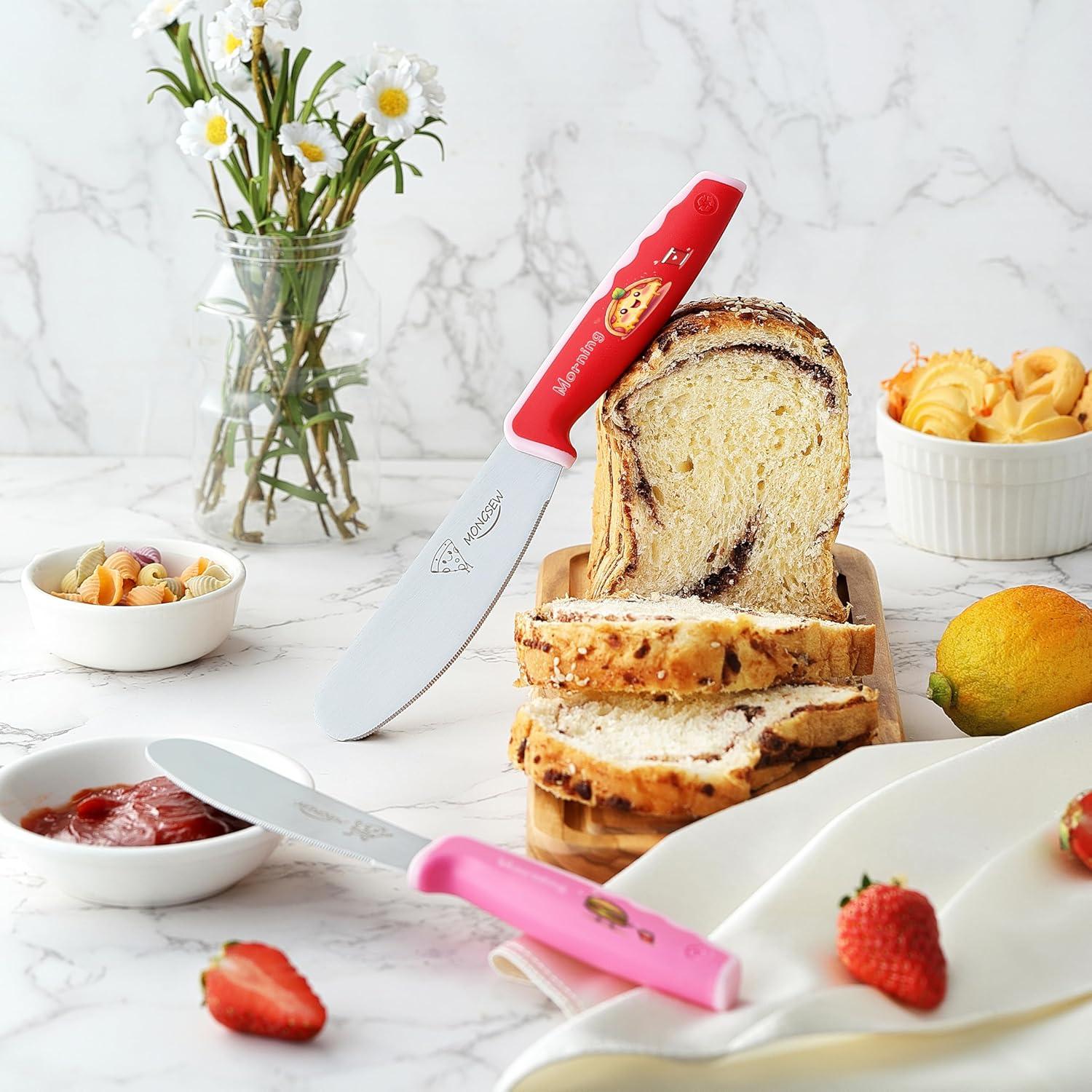 2 Espátulas de Mantequilla MONGSEW Acero Inoxidable 22.6 cm