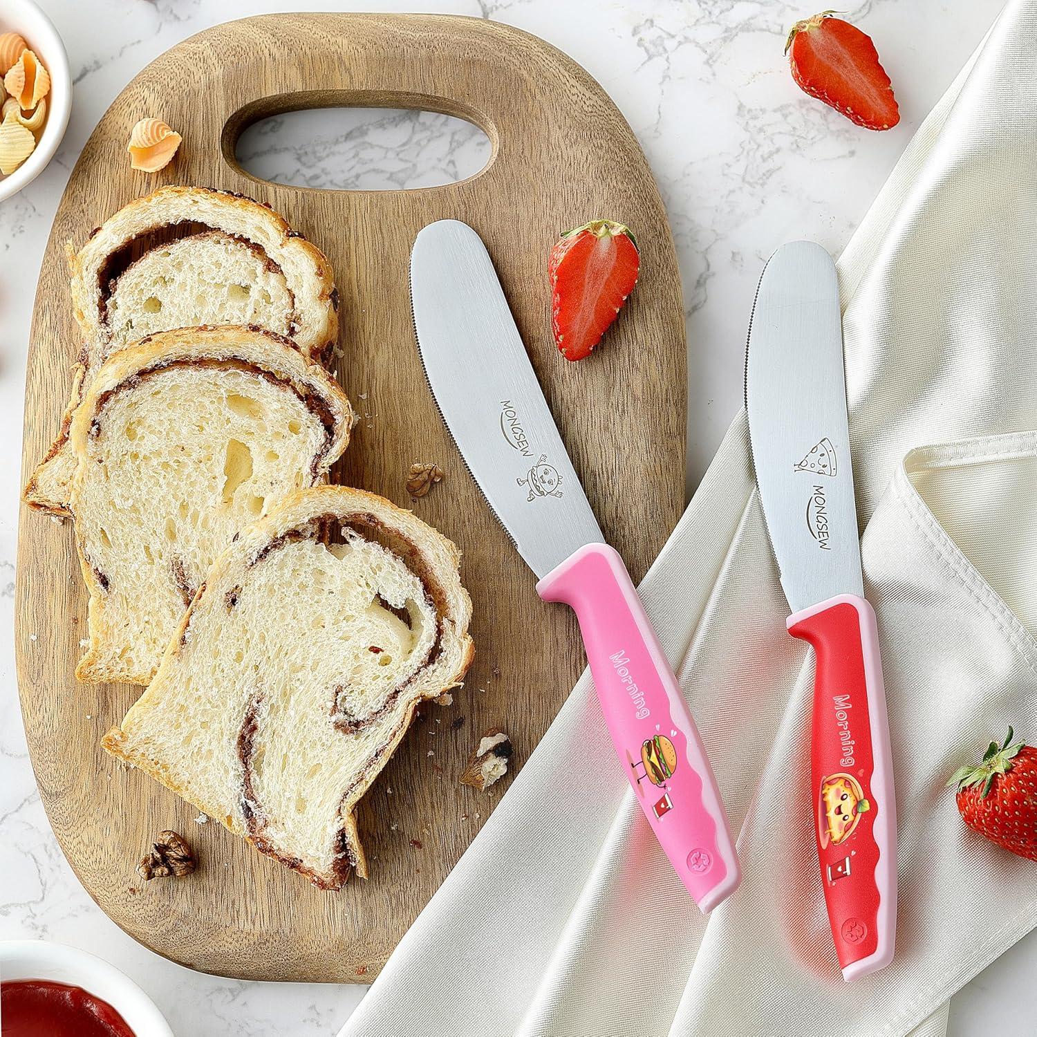 2 Espátulas de Mantequilla MONGSEW Acero Inoxidable 22.6 cm