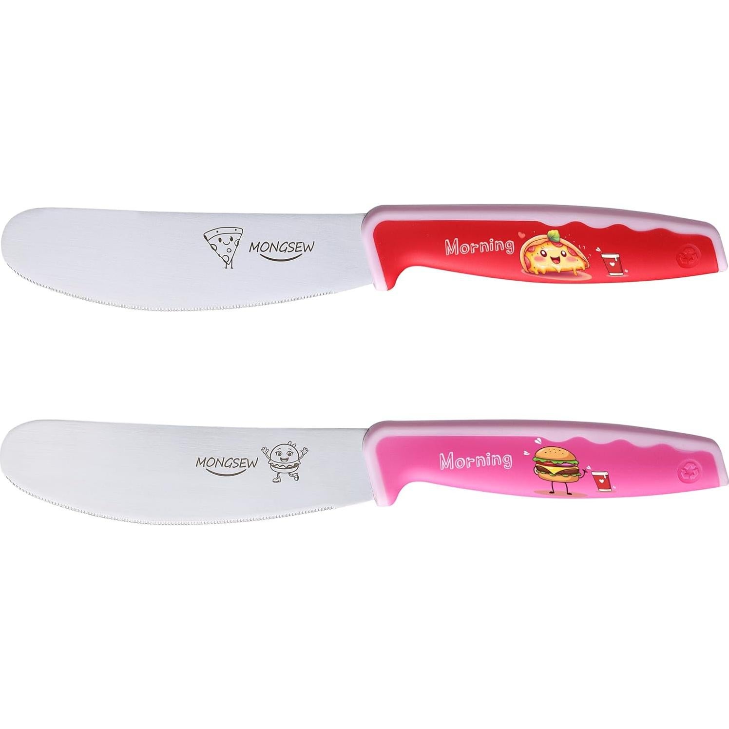 2 Espátulas de Mantequilla MONGSEW Acero Inoxidable 22.6 cm