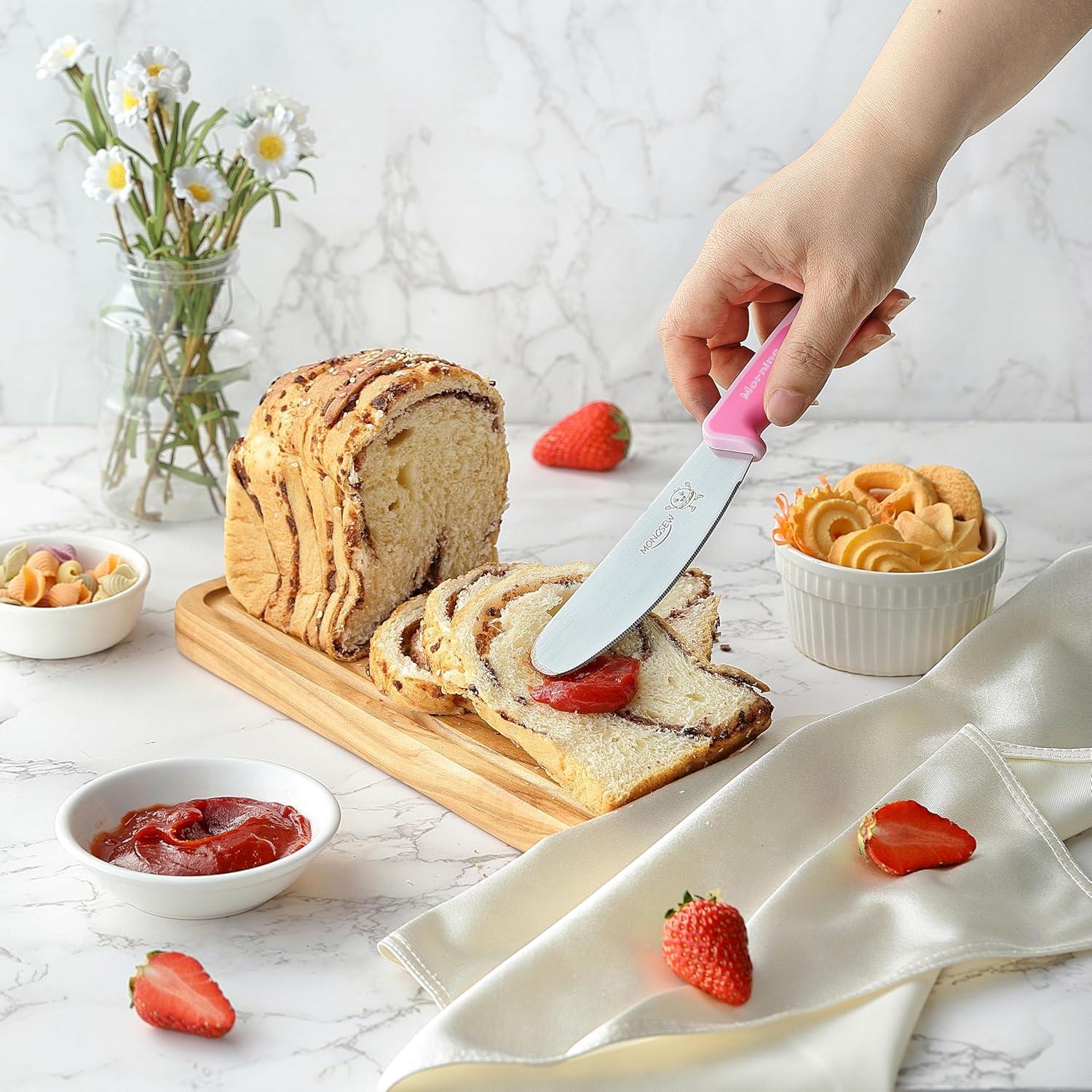 2 Espátulas de Mantequilla MONGSEW Acero Inoxidable 22.6 cm