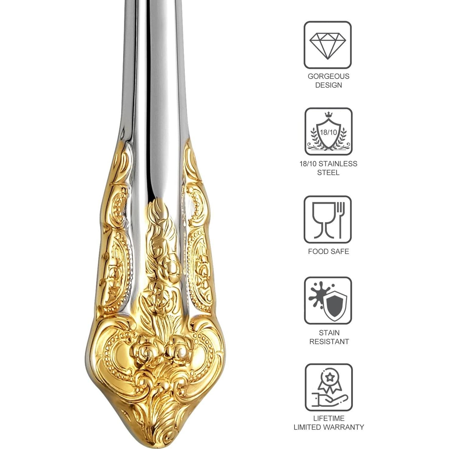 Set de 4 Espátulas de Mantequilla KEAWELL Acero Inoxidable 18/10