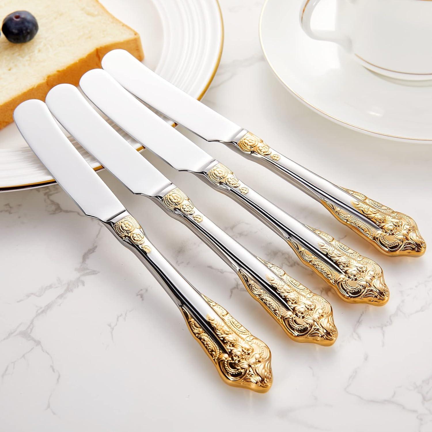 Set de 4 Espátulas de Mantequilla KEAWELL Acero Inoxidable 18/10