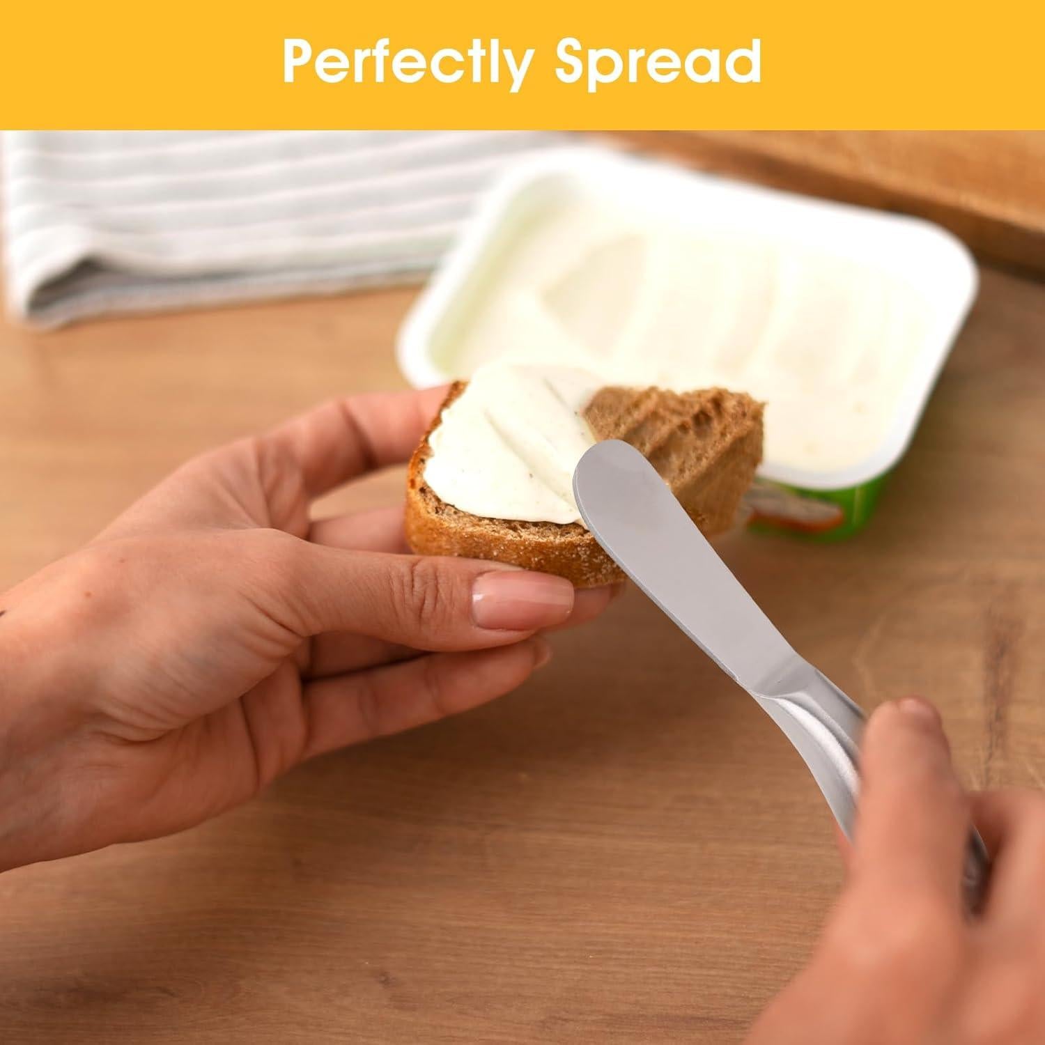 Juego de 2 Cuchillos para Untar Mantequilla Dimeho Acero Inoxidable