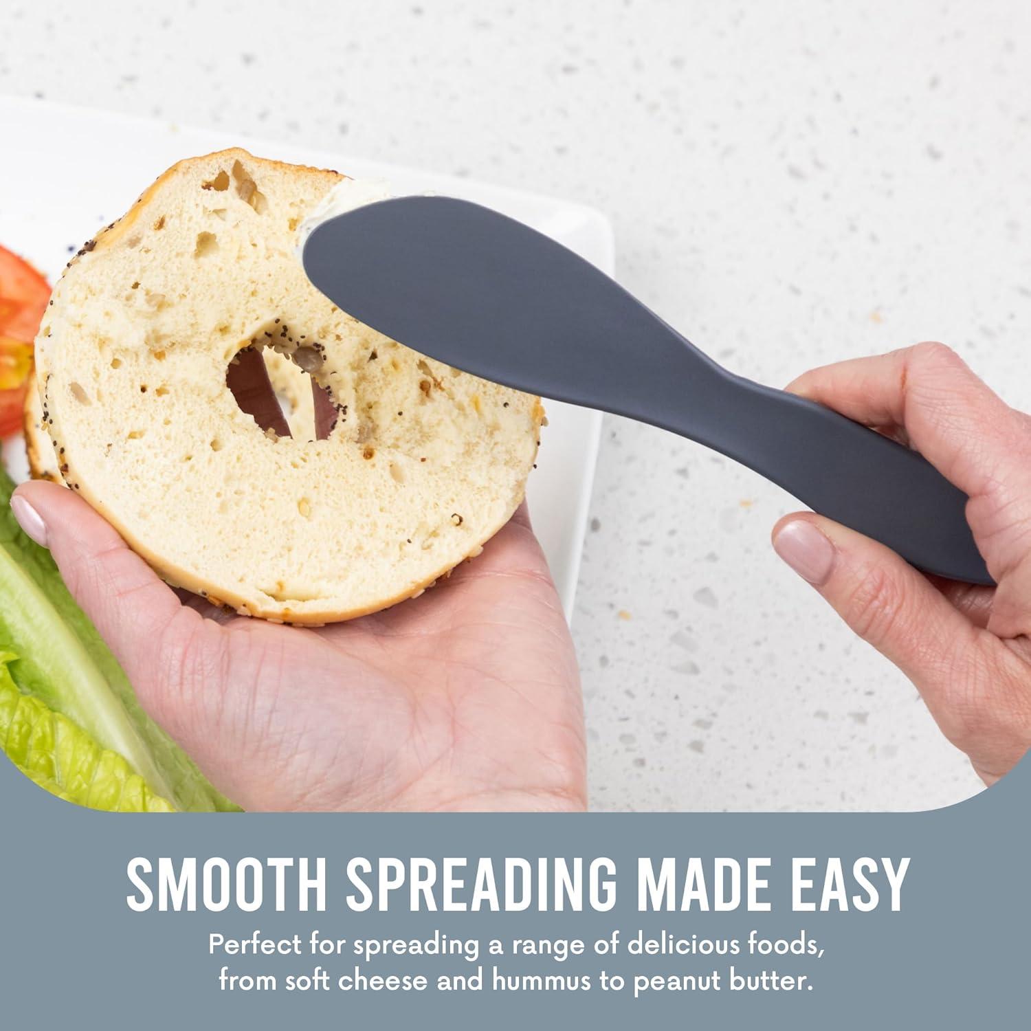 Espátulas Multiusos LINDEN SUECIA Set de 2 Blancas 18.1 cm