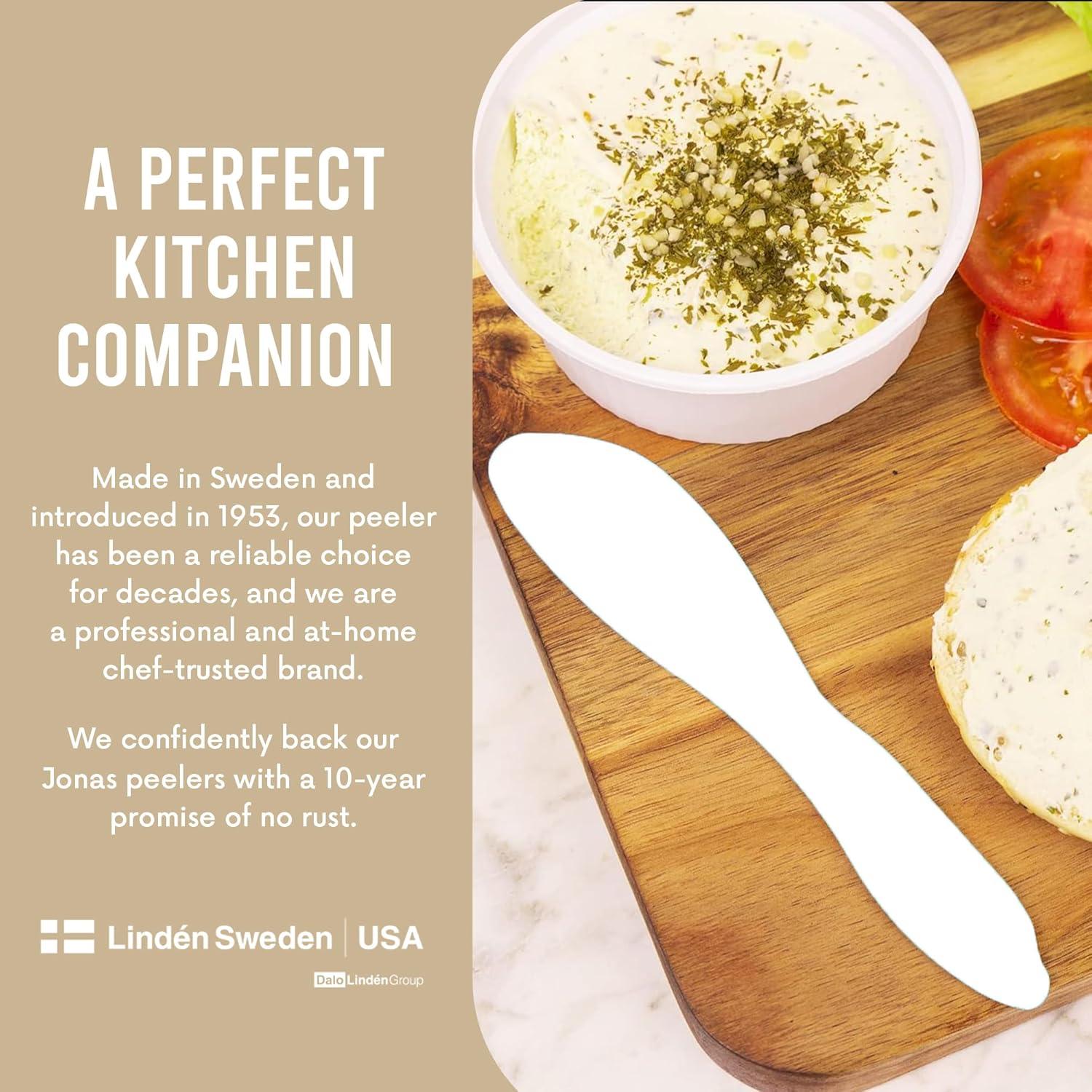 Espátulas Multiusos LINDEN SUECIA Set de 2 Blancas 18.1 cm