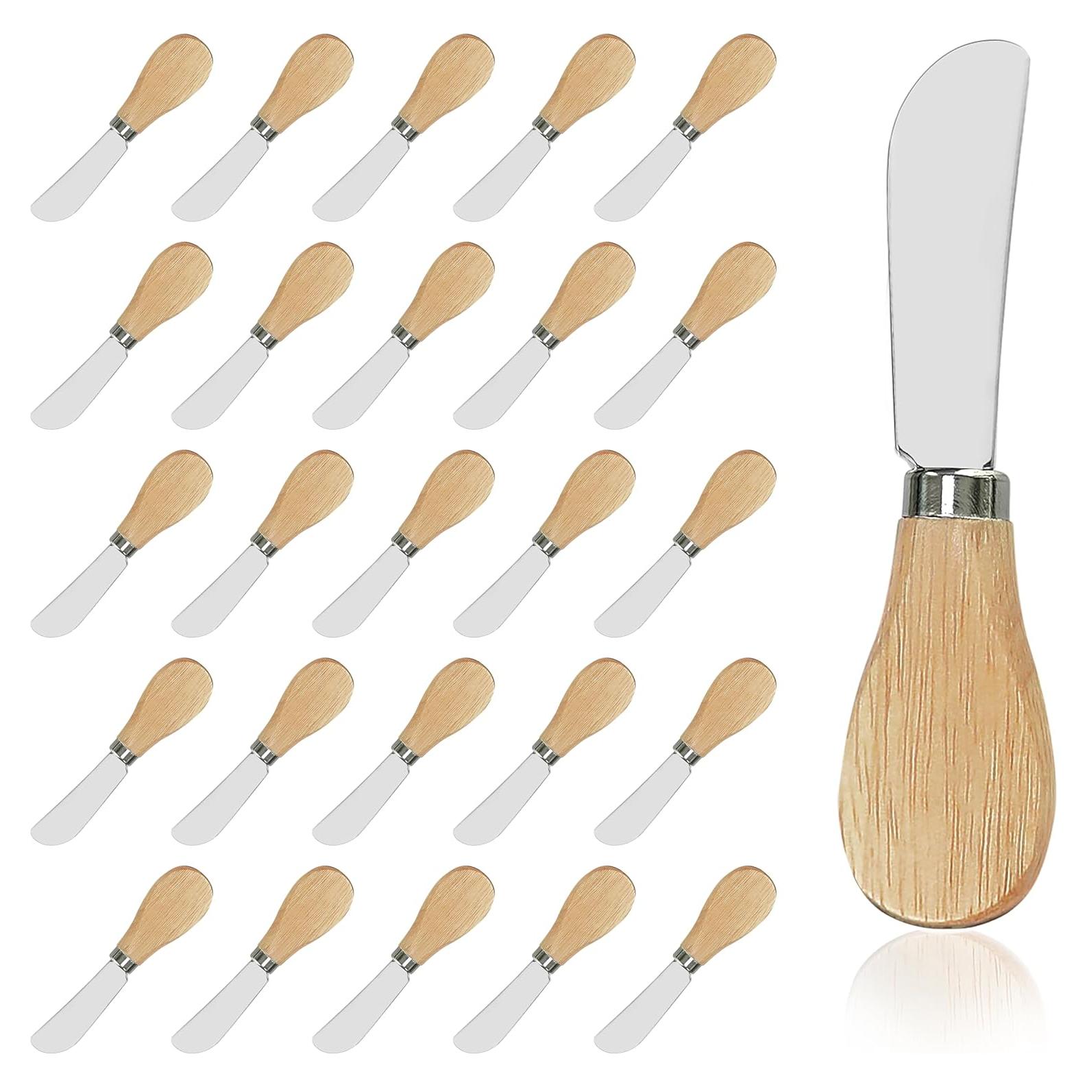 Juego de 25 Espátulas para Queso Diffenlon - Acero Inoxidable