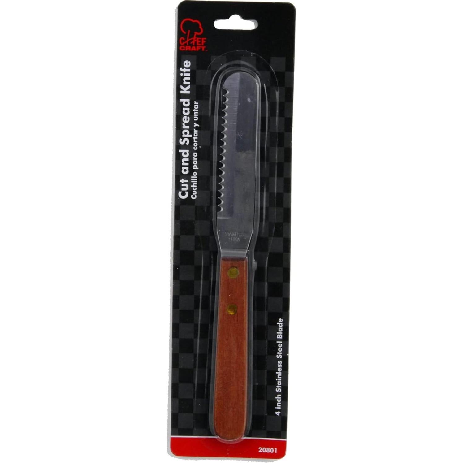 Cuchillo de Cortar y Untar Chef Craft Select 10 cm Acero Inoxidable
