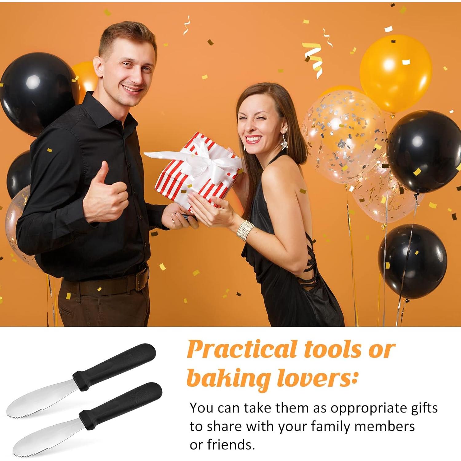 12 Cuchillos para Untar Mantequilla Cunno 23 cm Acero Inoxidable