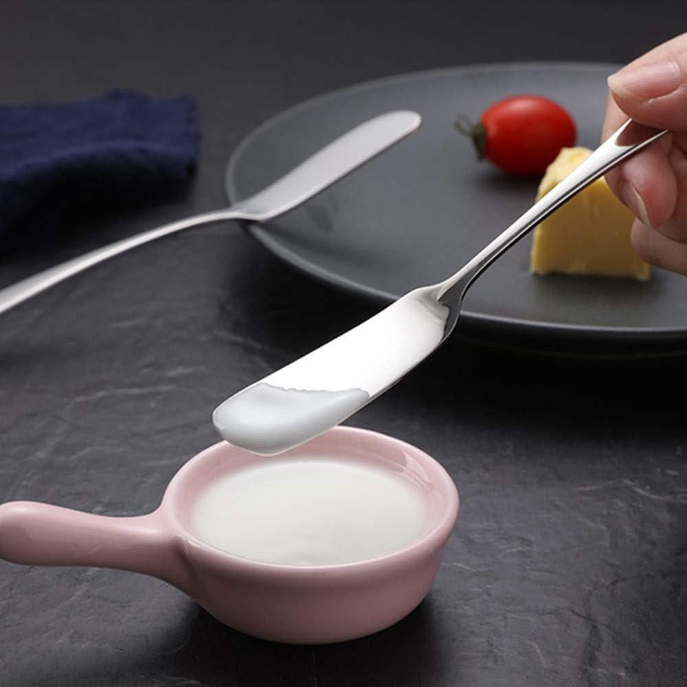 Juego de 5 cuchillos de mantequilla Colorsheng 16 cm acero inoxidable