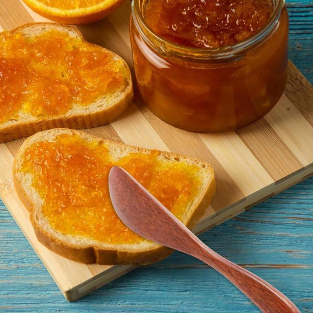 2 Espátulas de Madera NaYiissi 15.24 cm para Mantequilla y Queso