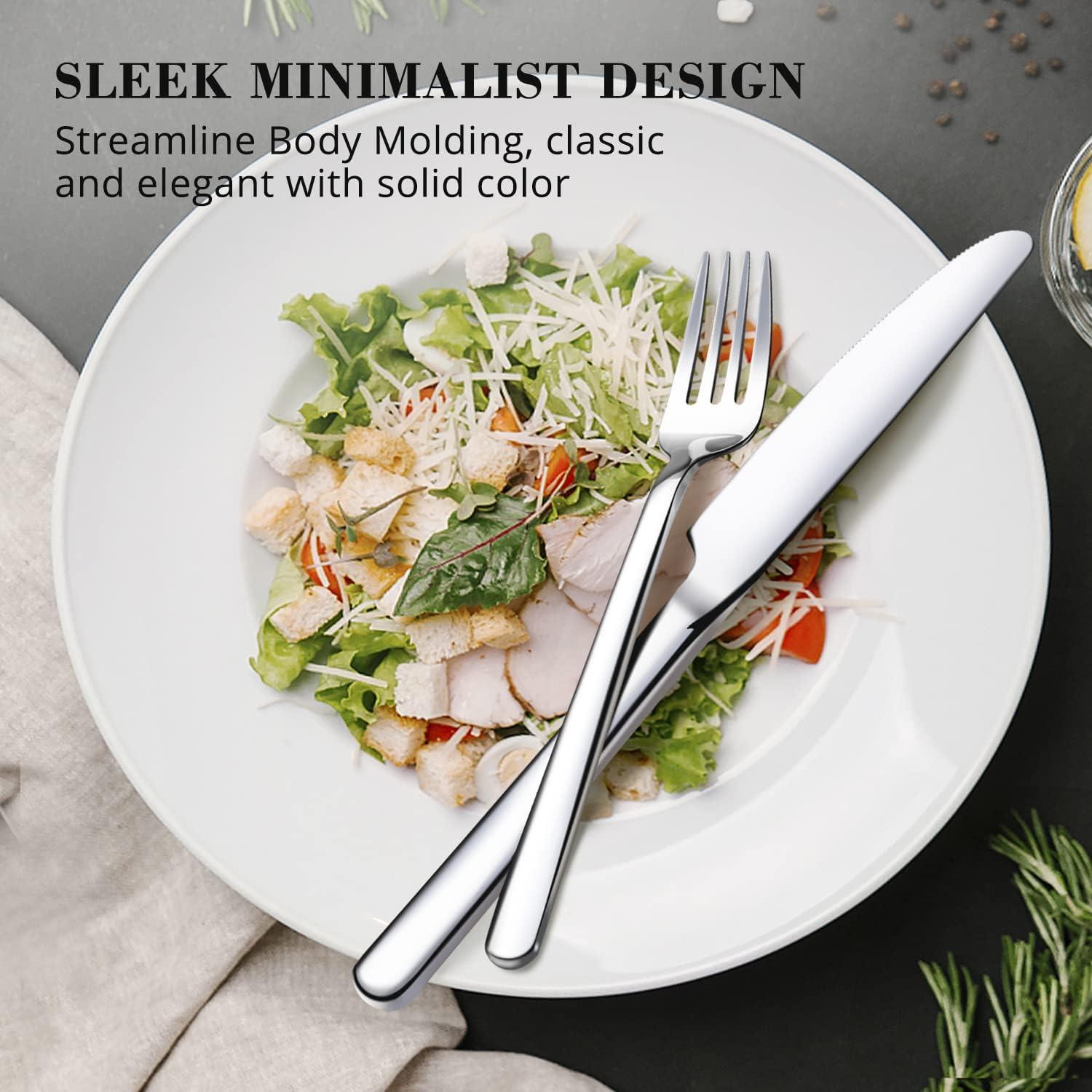 Juego de 4 cuchillos de cena KINGSTONE de acero inoxidable 22.6 cm