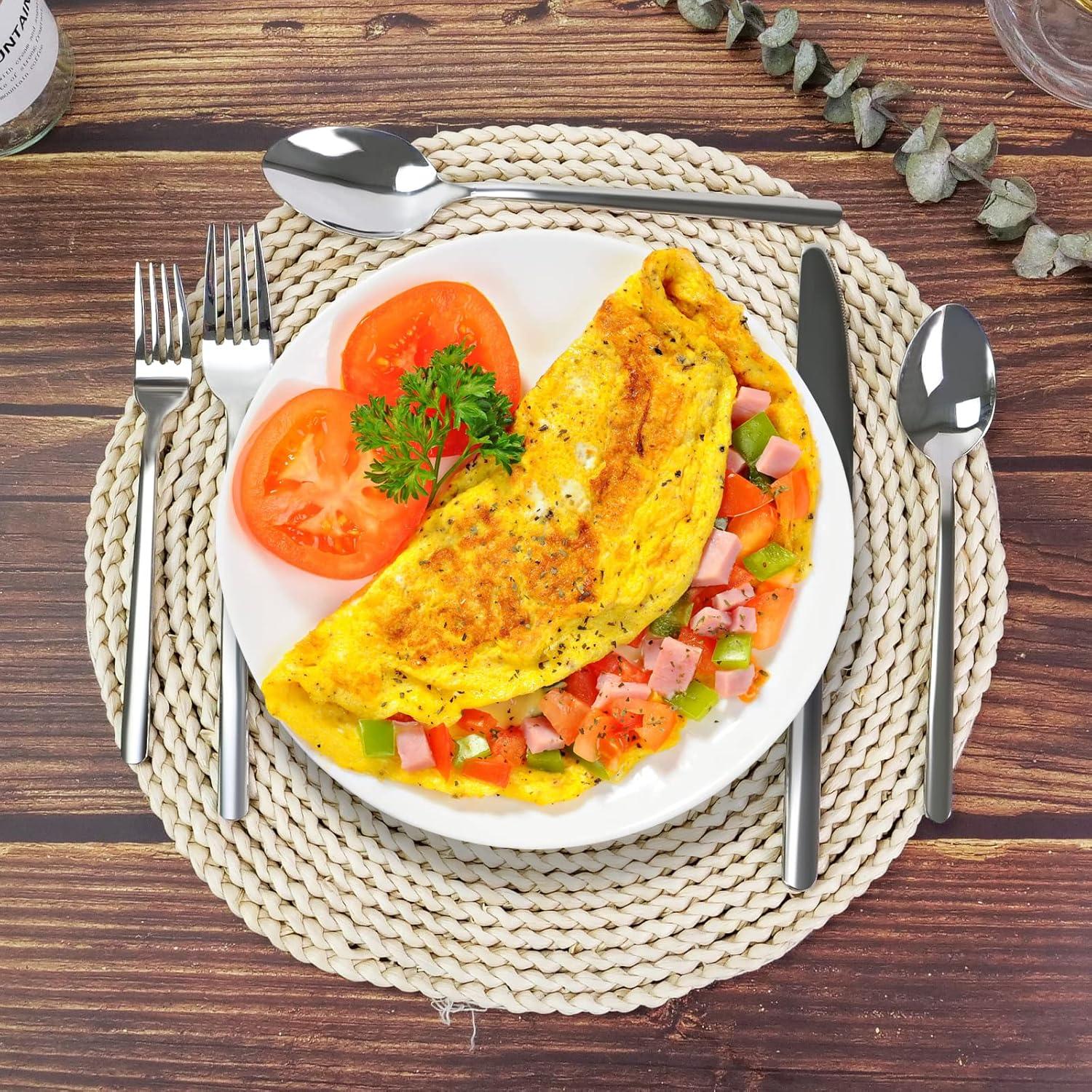 Juego de 4 cuchillos de cena KINGSTONE de acero inoxidable 22.6 cm