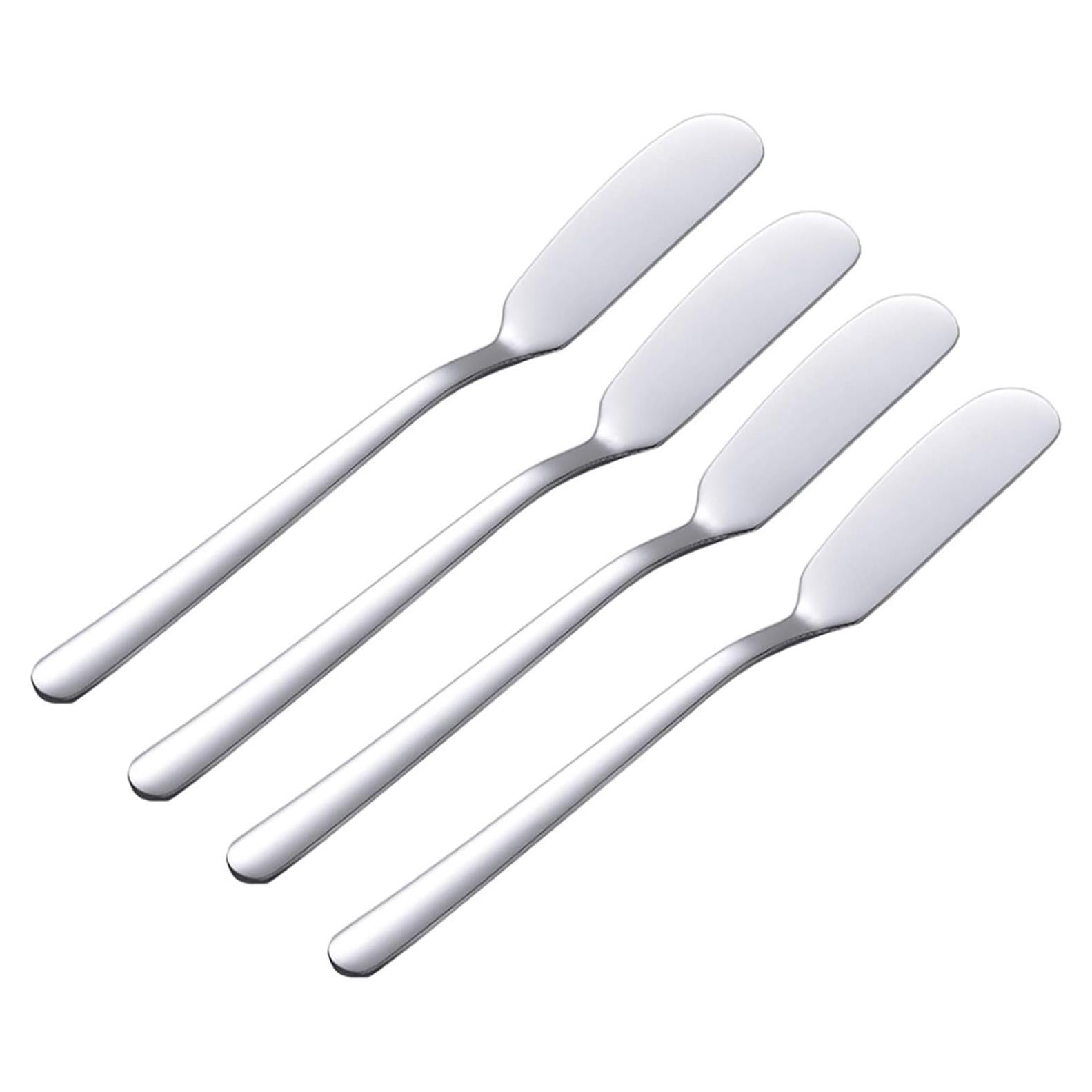 Juego de cuchillos para untar queso VANRA 4 piezas acero inoxidable