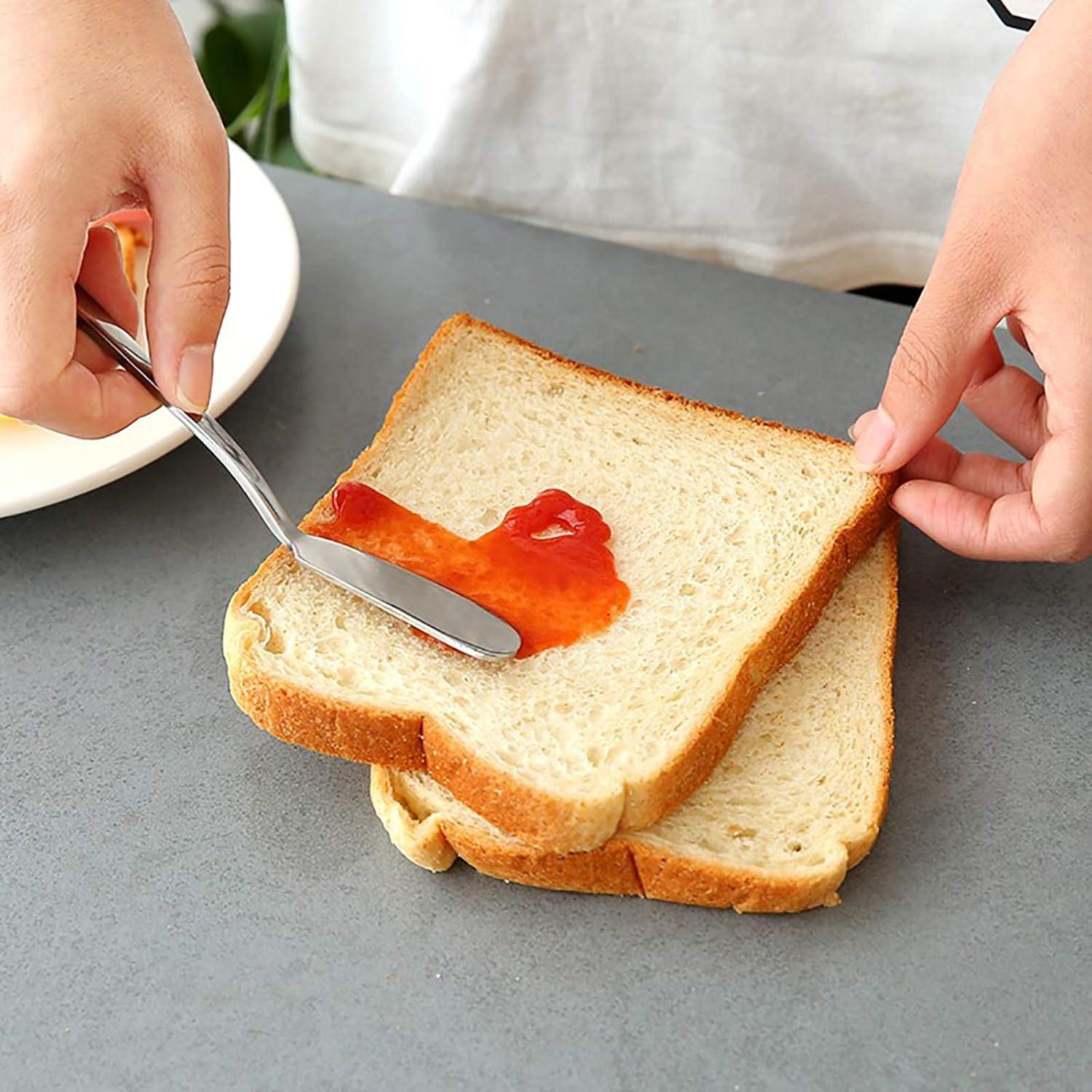 Juego de cuchillos para untar queso VANRA 4 piezas acero inoxidable