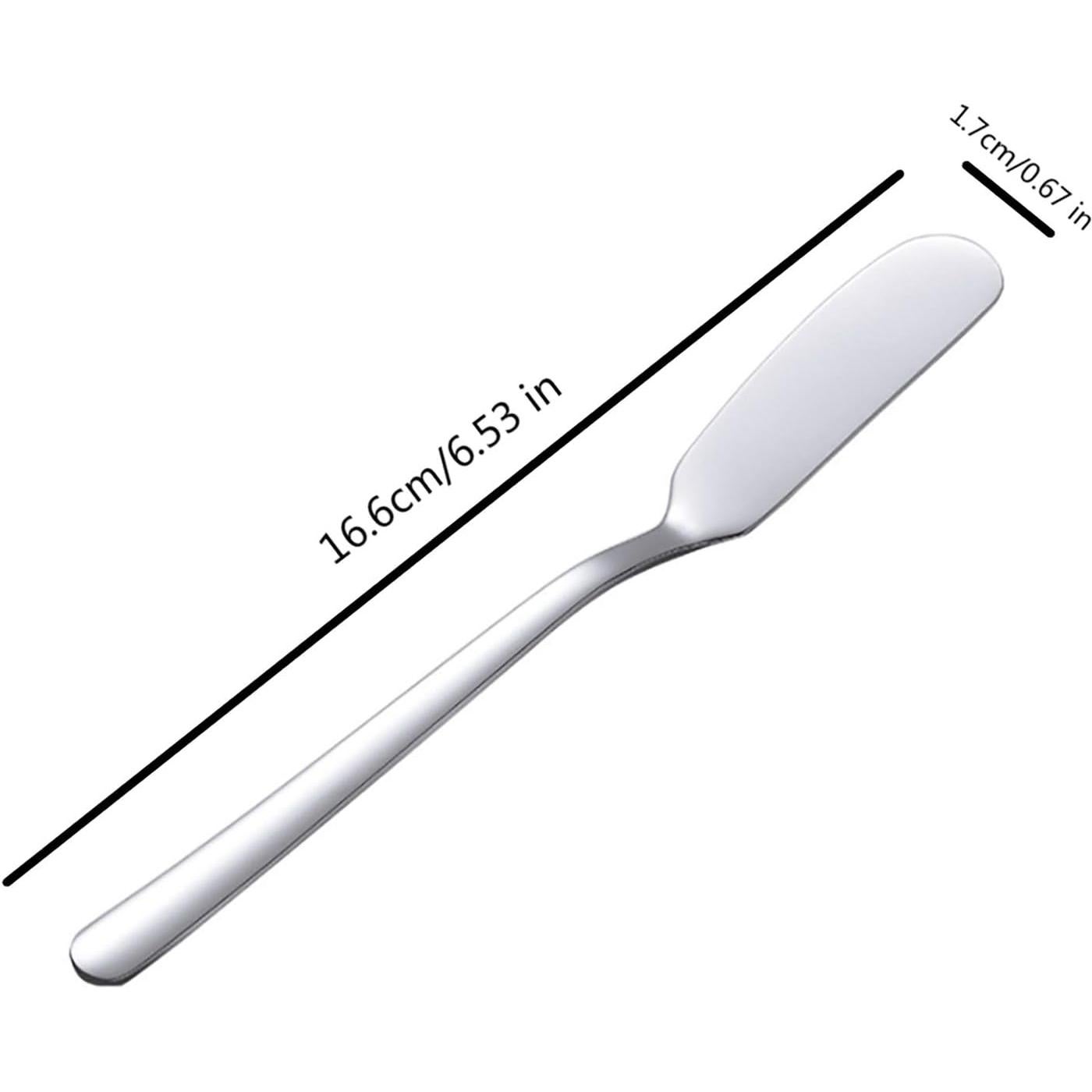 Juego de cuchillos para untar queso VANRA 4 piezas acero inoxidable