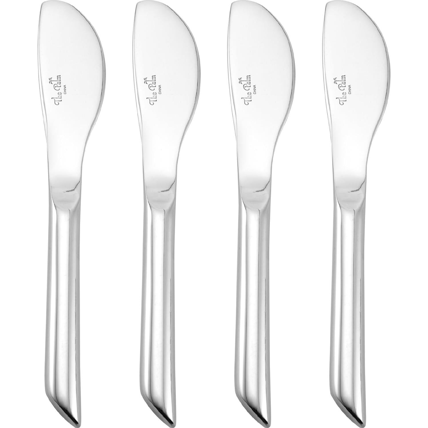 Set de 4 Espátulas para Queso Towle Living Wave 14 cm Acero Inoxidable