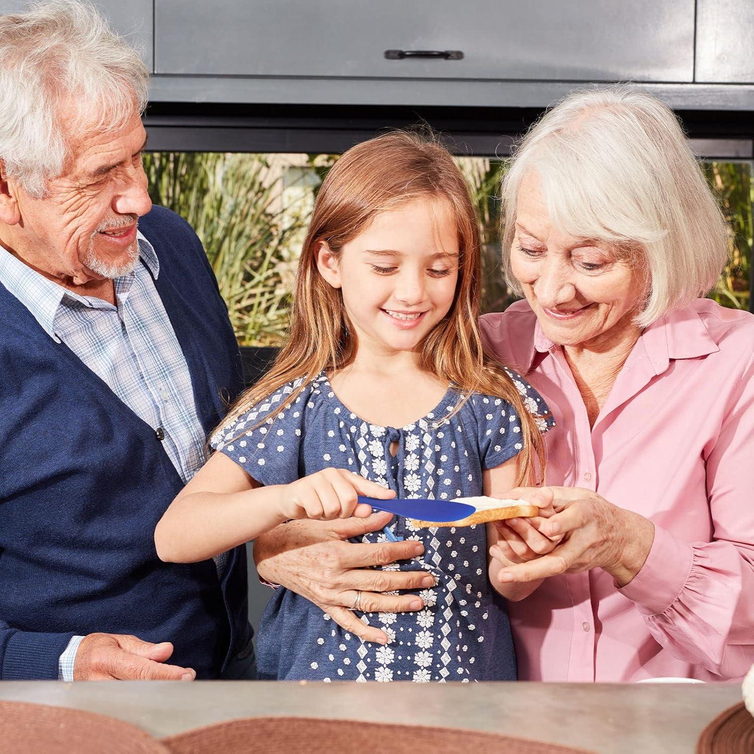 10 Piezas Espátulas de Mantequilla Plástico Perthlin 17.8 cm