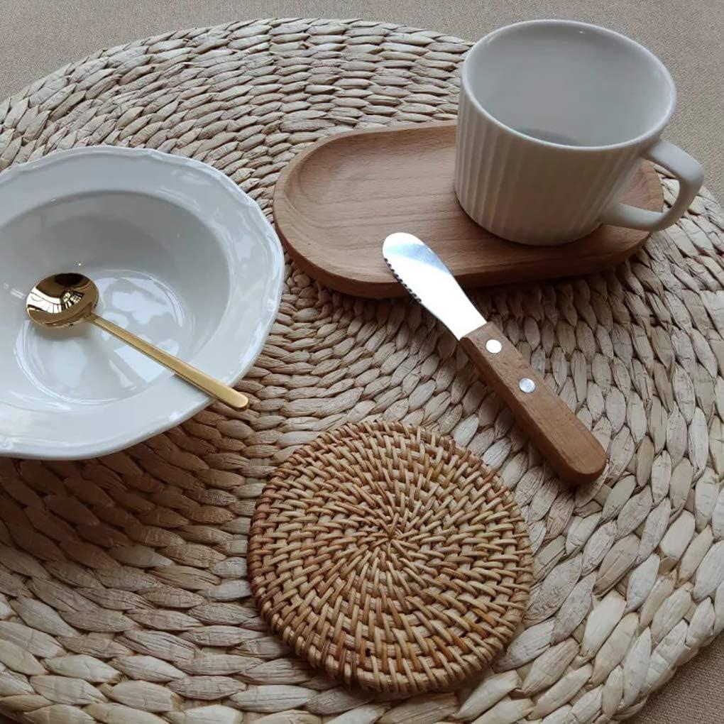 Juego de 2 cuchillos para untar mantequilla Goeielewe acero inoxidable