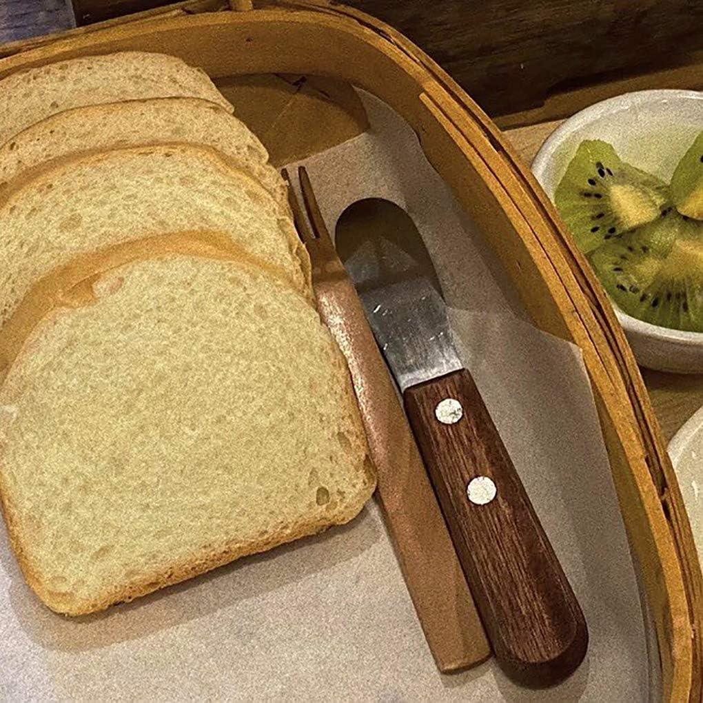 Juego de 2 cuchillos para untar mantequilla Goeielewe acero inoxidable