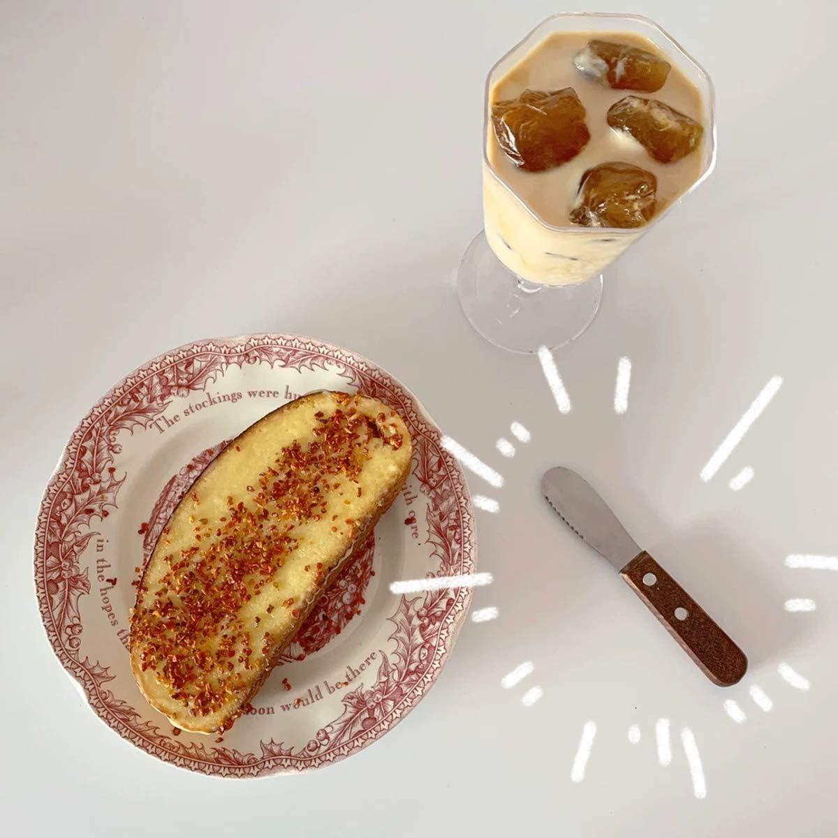 Juego de 2 cuchillos para untar mantequilla Goeielewe acero inoxidable