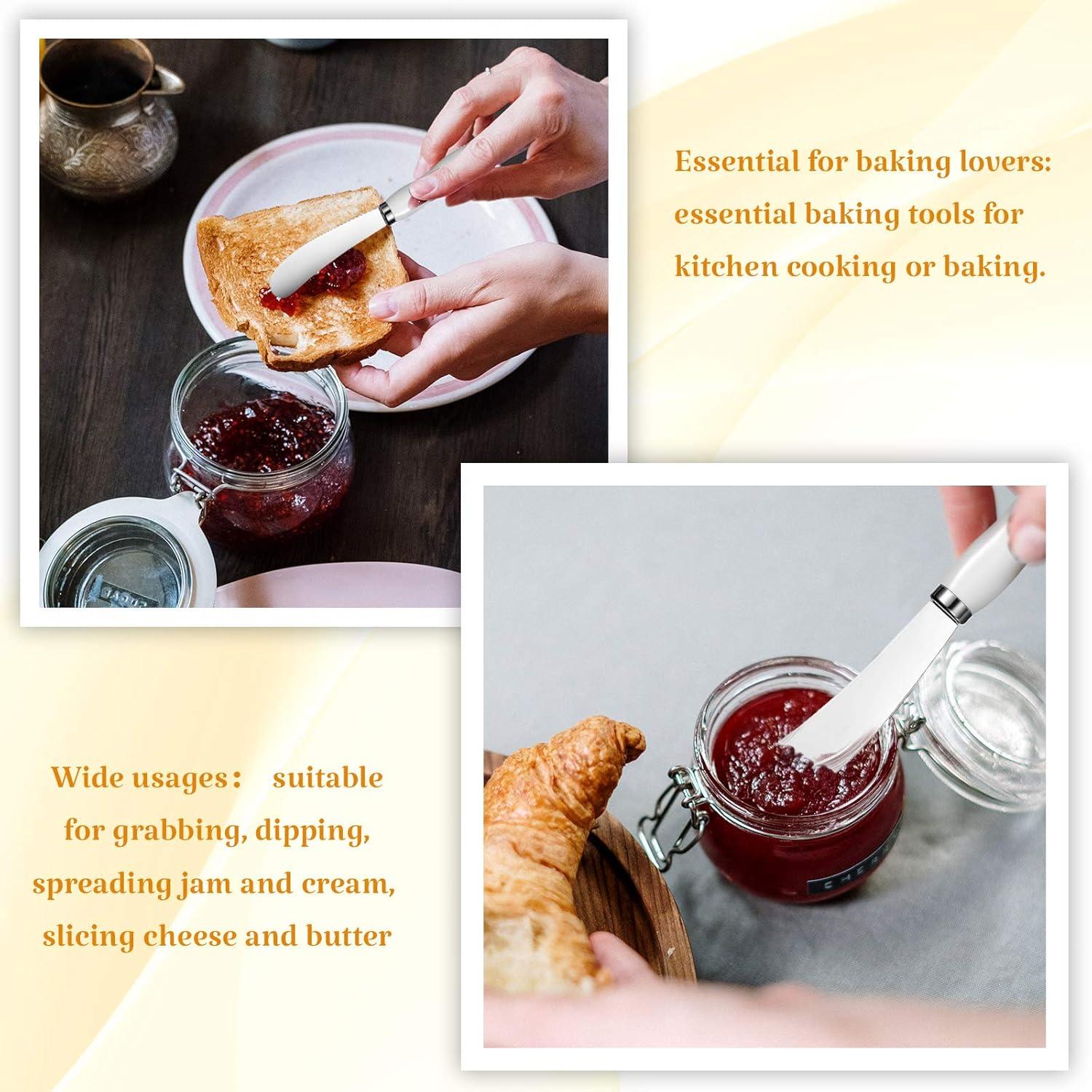 Cuchillos Espátula de Mantequilla Patelai - Acero Inoxidable 14.6 cm (4 Piezas)