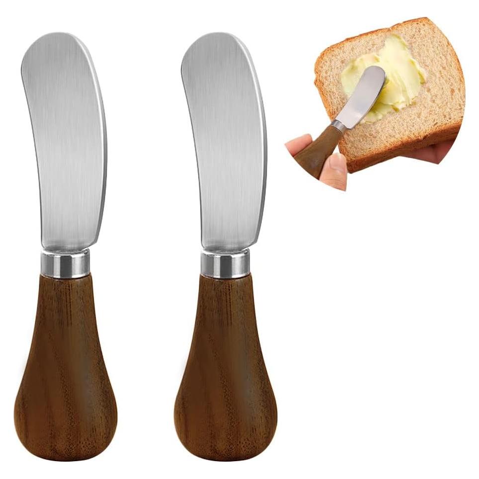 Paquete de 2 cuchillos para untar mantequilla Oniapro