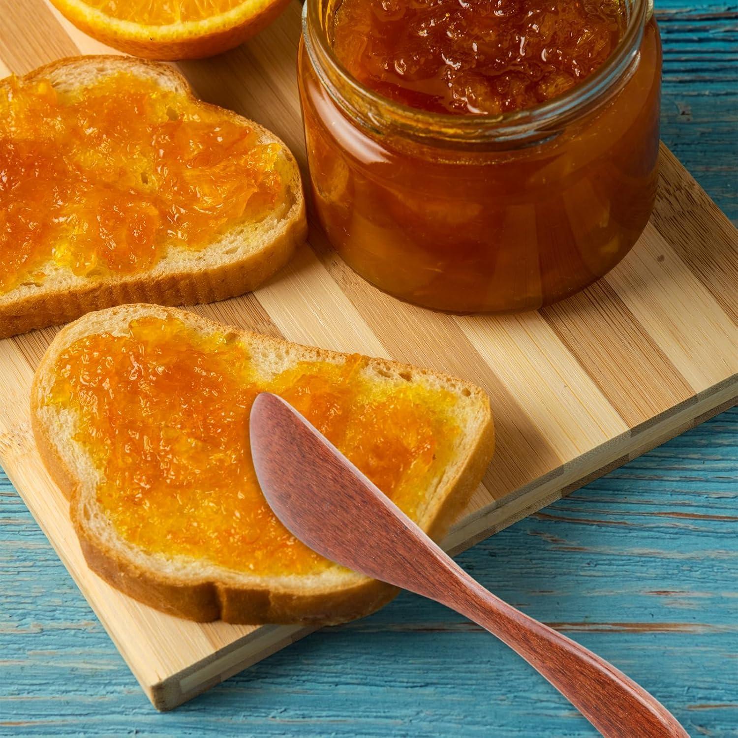 Espátulas de Mantequilla de Madera Ymapinc 4 Piezas 15.3 cm