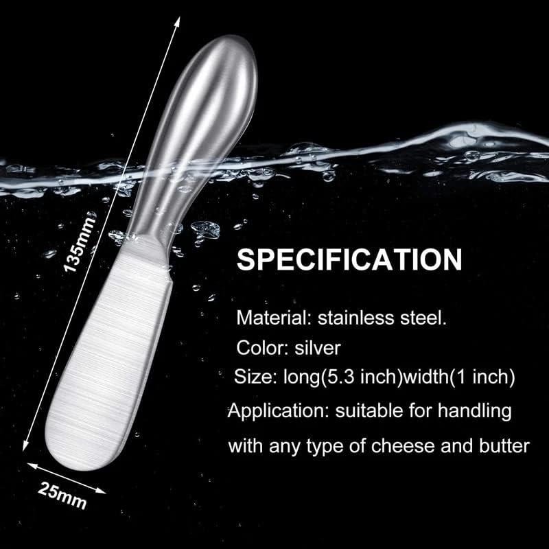 Juego de 4 cuchillos para untar Clarmonde - Acero inoxidable