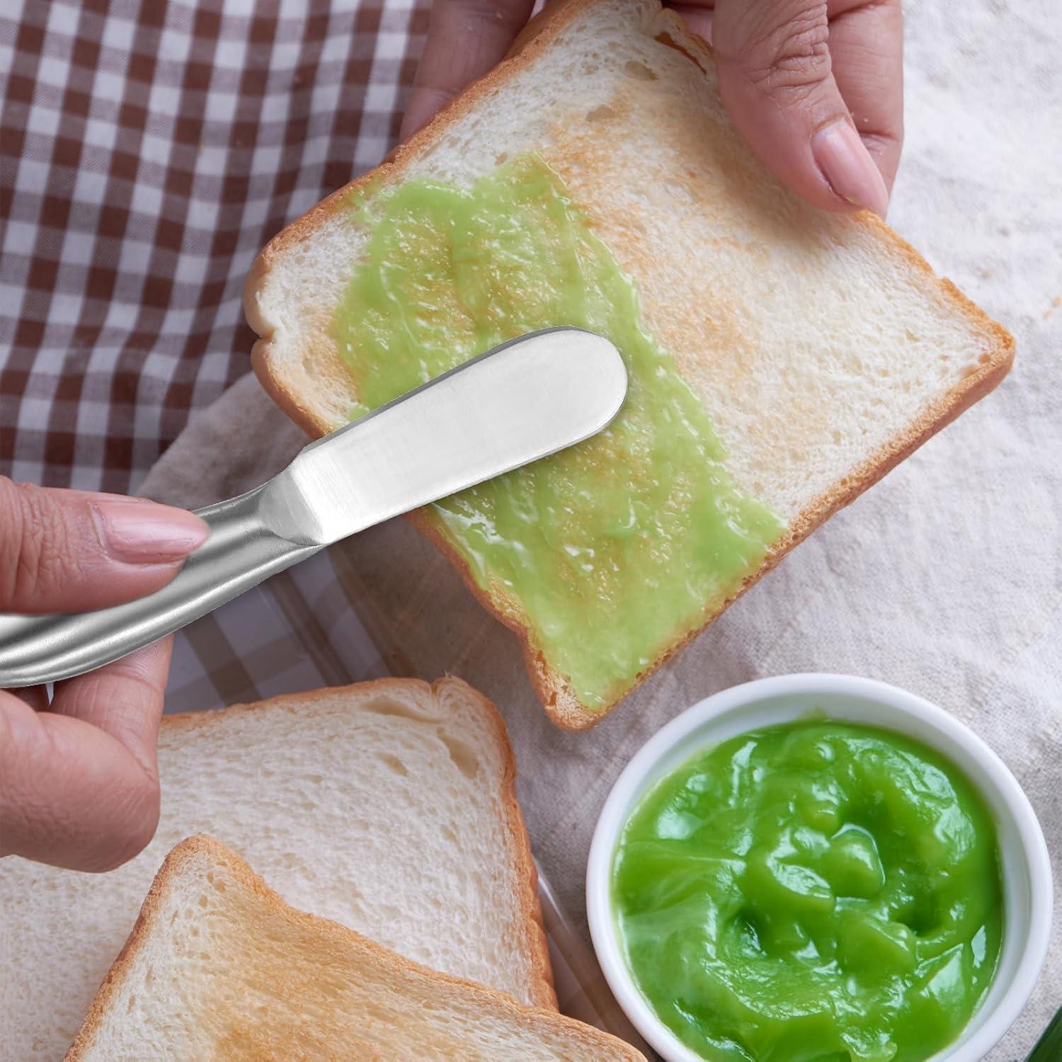 Juego de 4 cuchillos para untar Clarmonde - Acero inoxidable