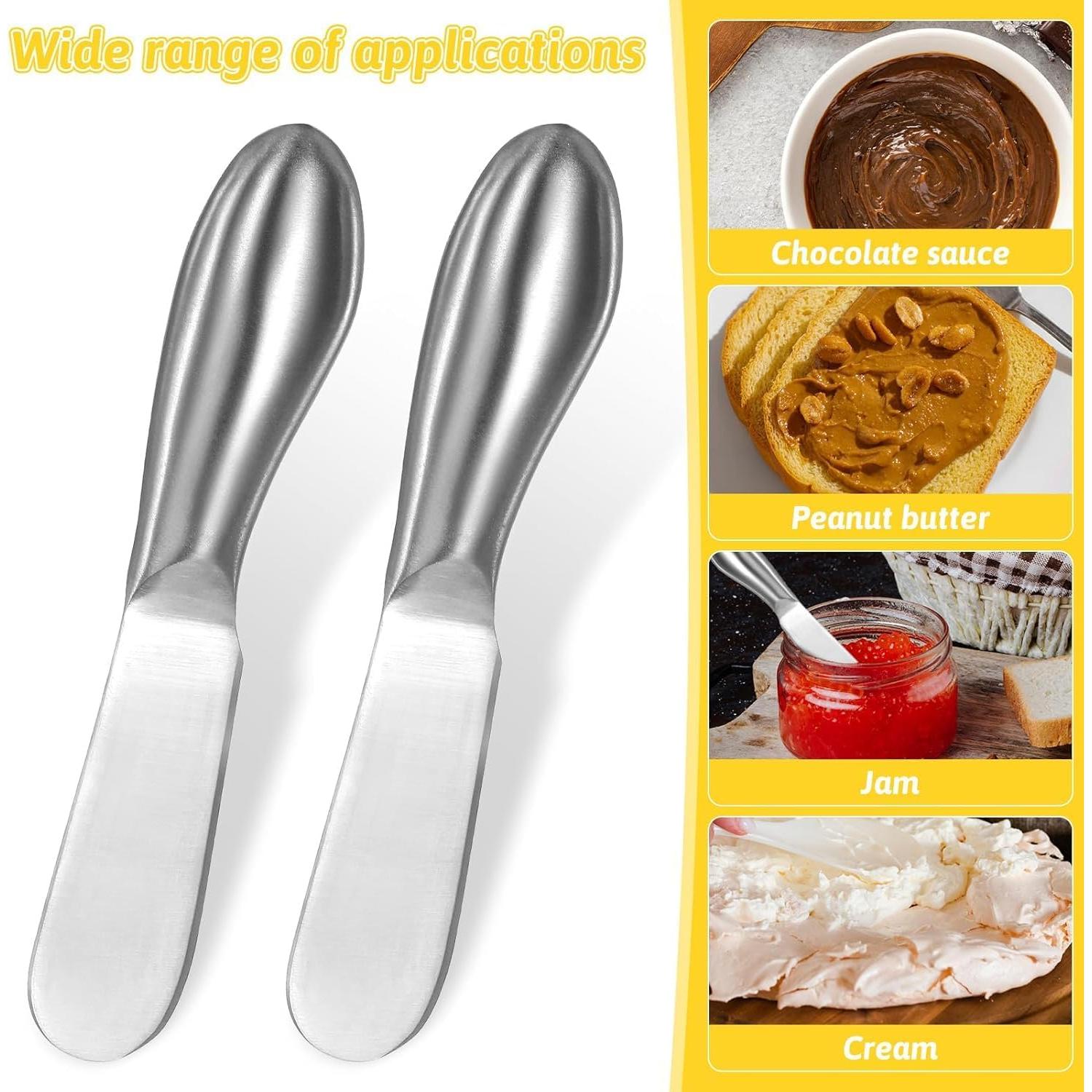 Juego de 4 cuchillos para untar Clarmonde - Acero inoxidable