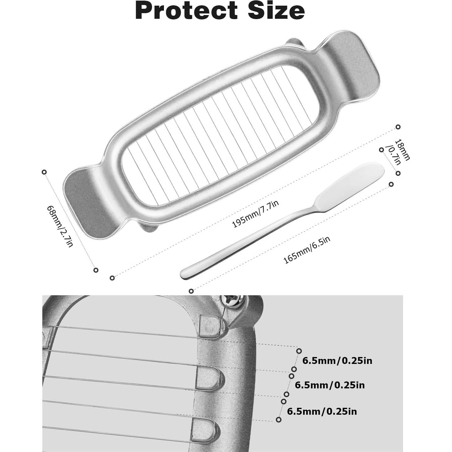 Cortador de Mantequilla Mellbree Upgrade Acero Inoxidable 0.64 cm