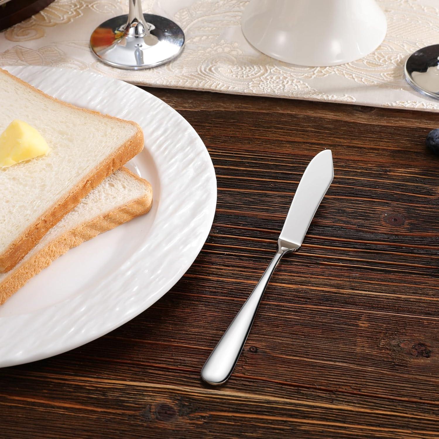 Set de 4 Cuchillos para Mantequilla KEAWELL Louise 18/10