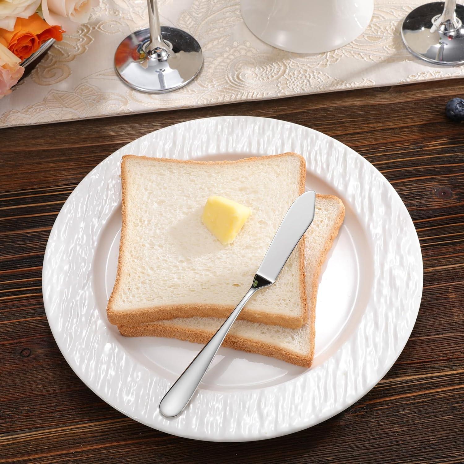 Set de 4 Cuchillos para Mantequilla KEAWELL Louise 18/10